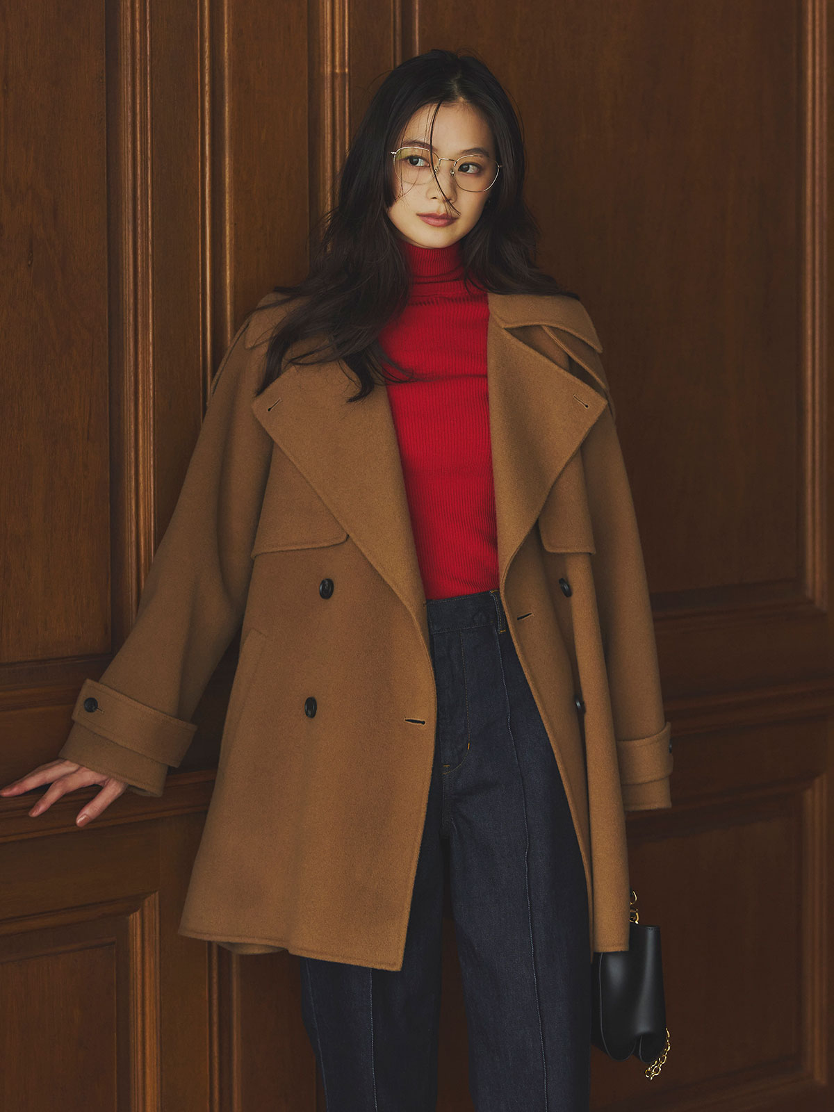 スリムフィットストレートデニム