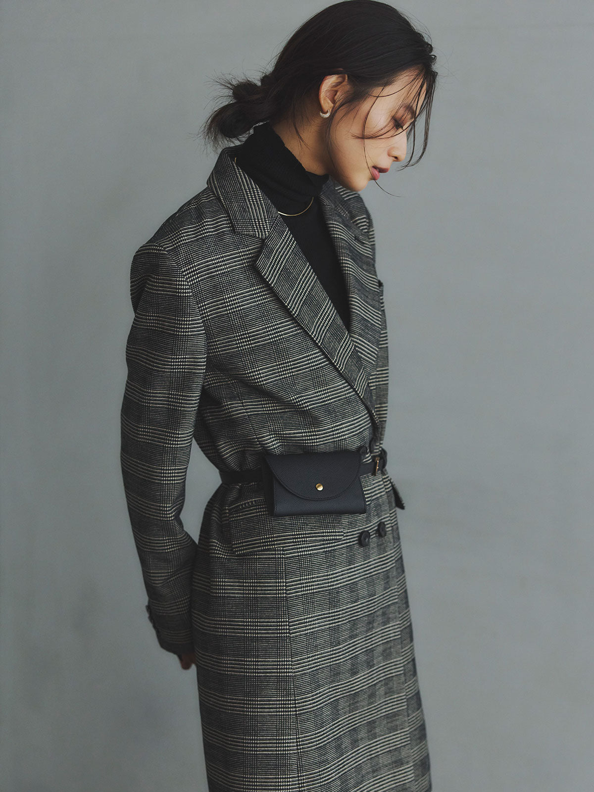 寬鬆西裝外套大衣