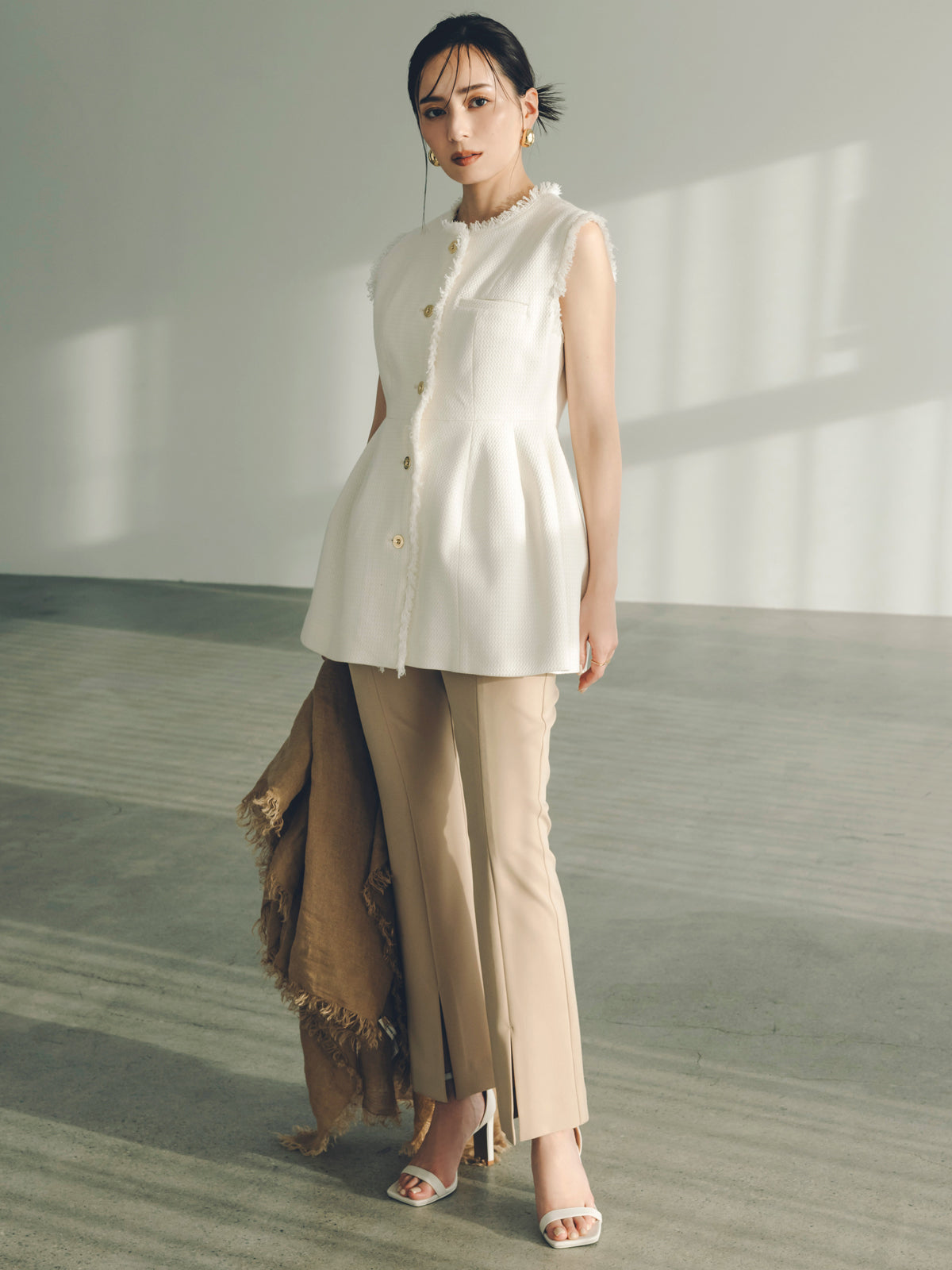 Director:154cm COLOR:BEIGE SIZE:S