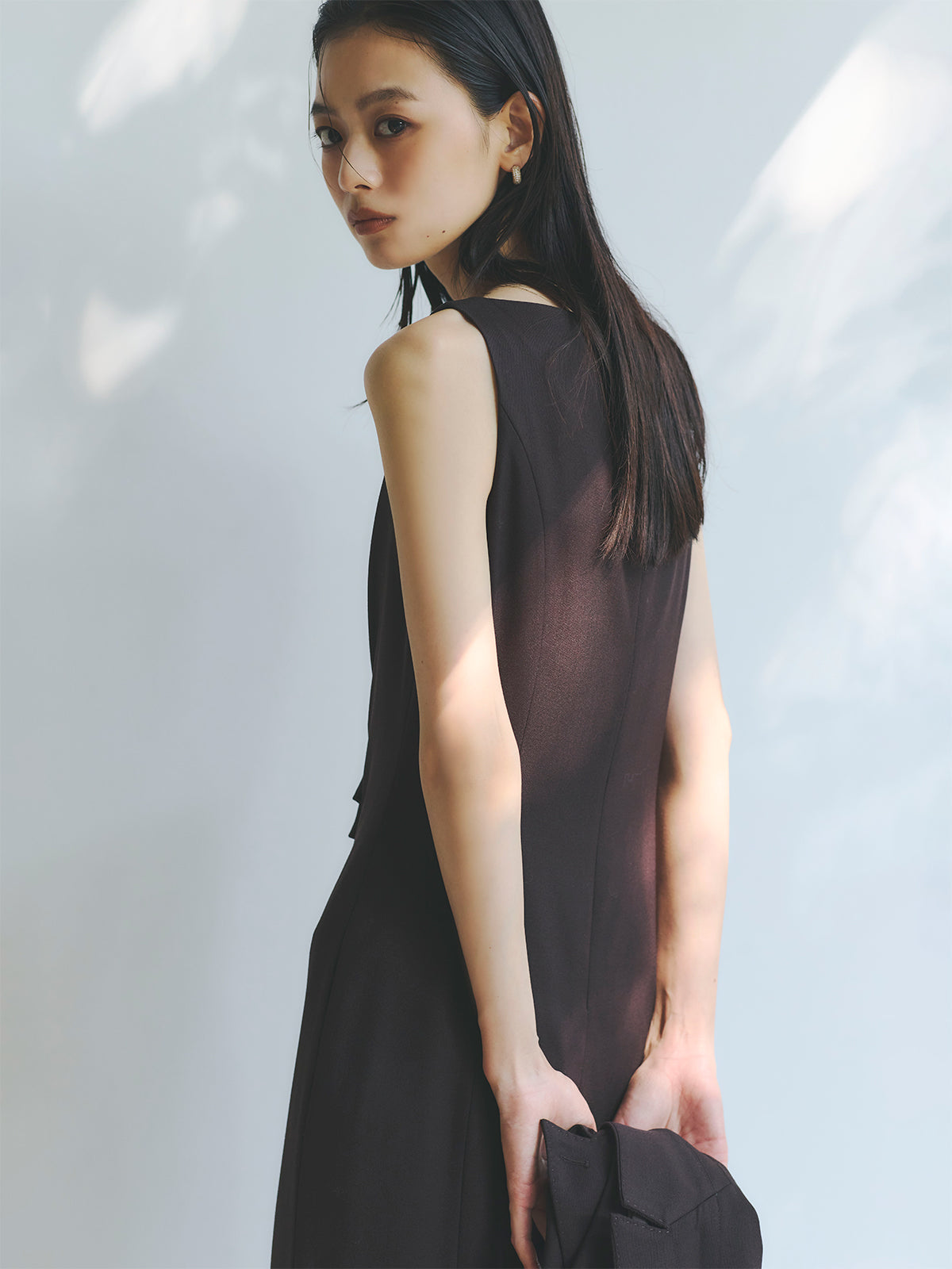 アシメタックナローワンピース