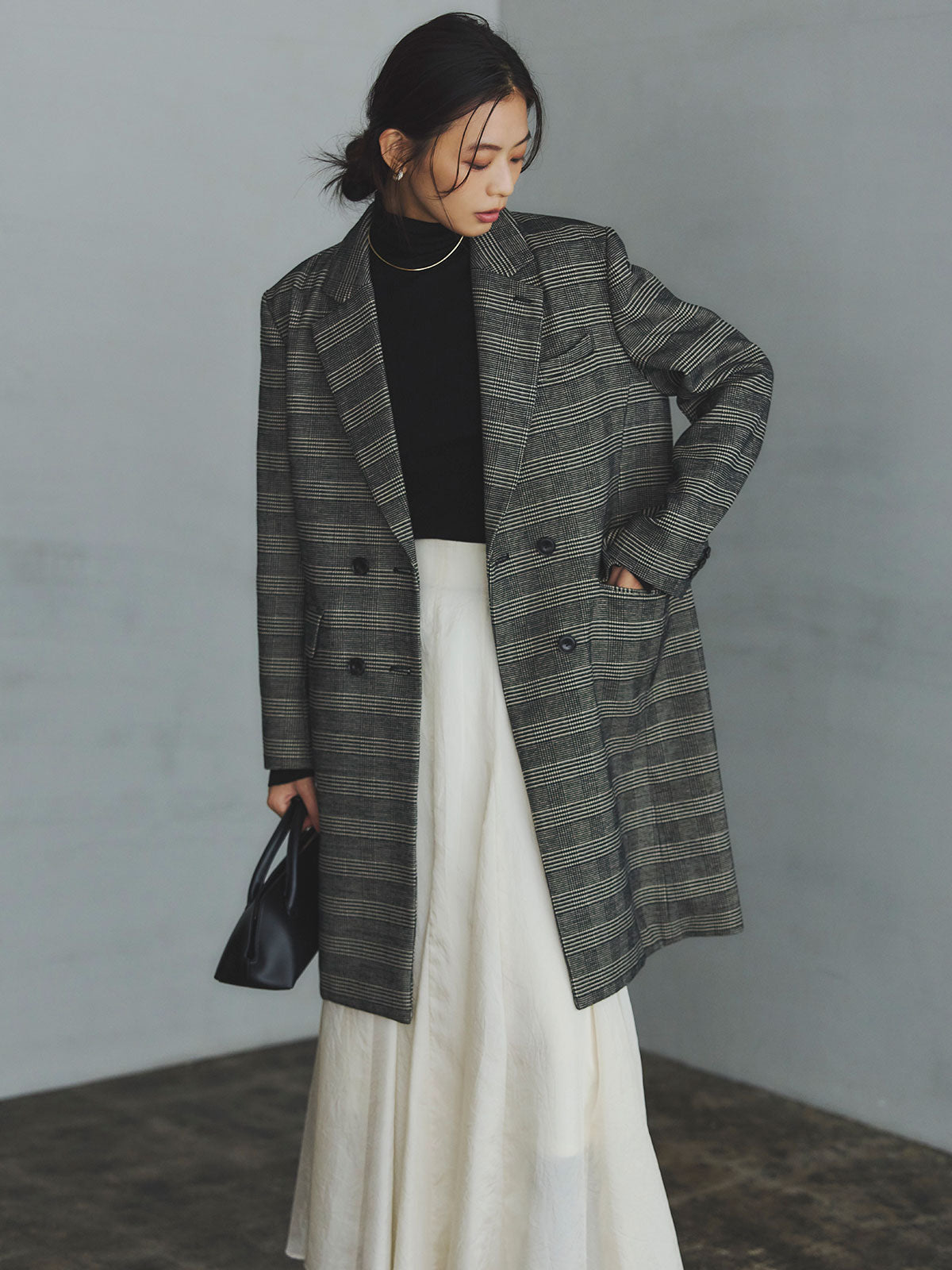 寬鬆西裝外套大衣