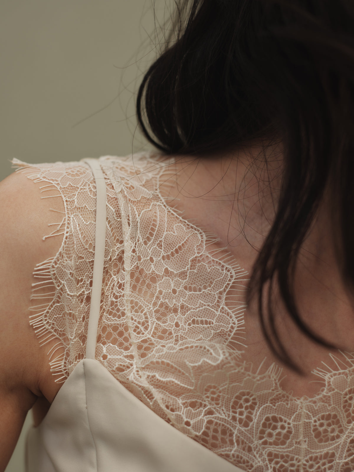 レーストリムカップインキャミソール