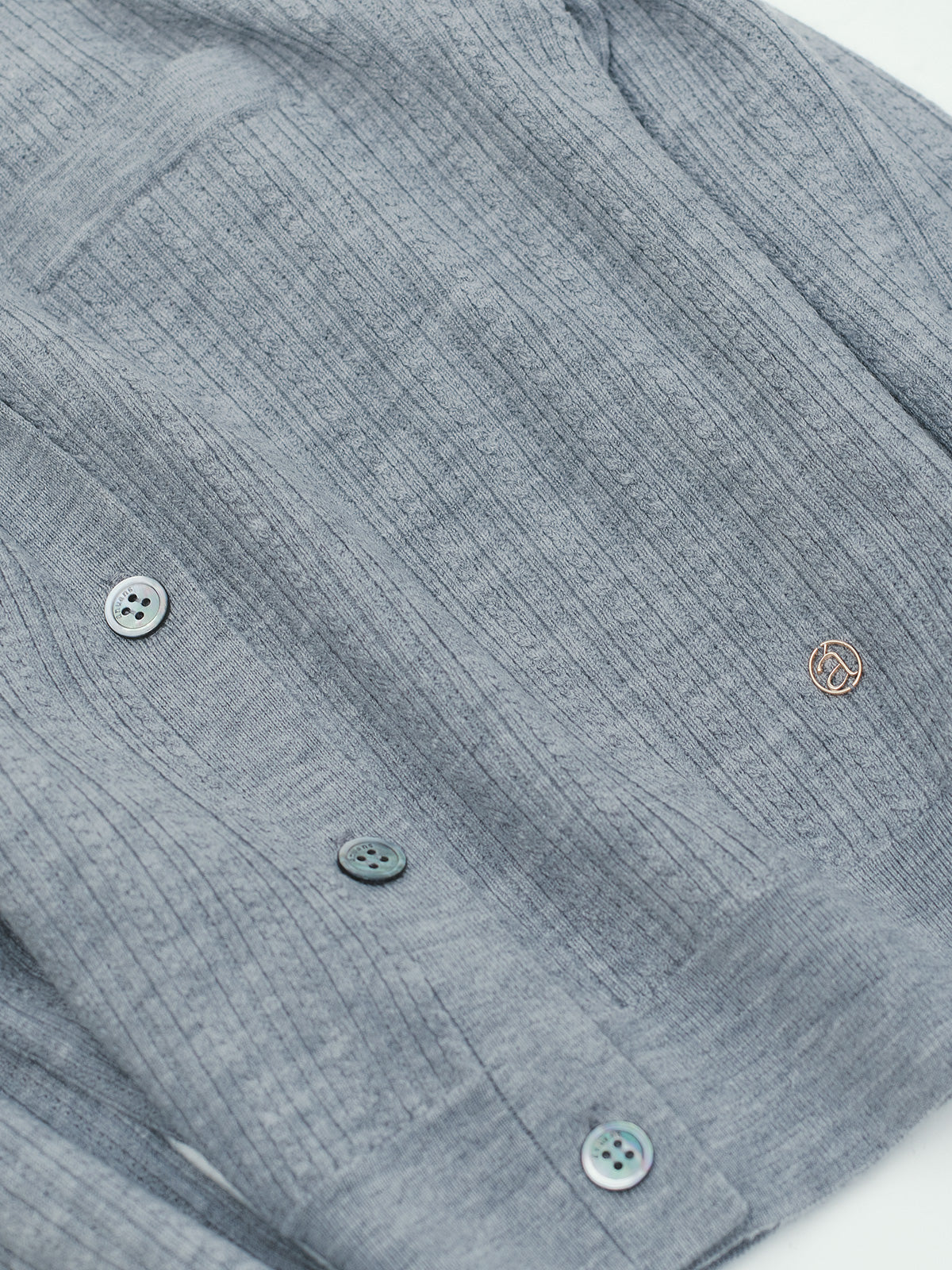 ラティスケーブルニットカーディガン