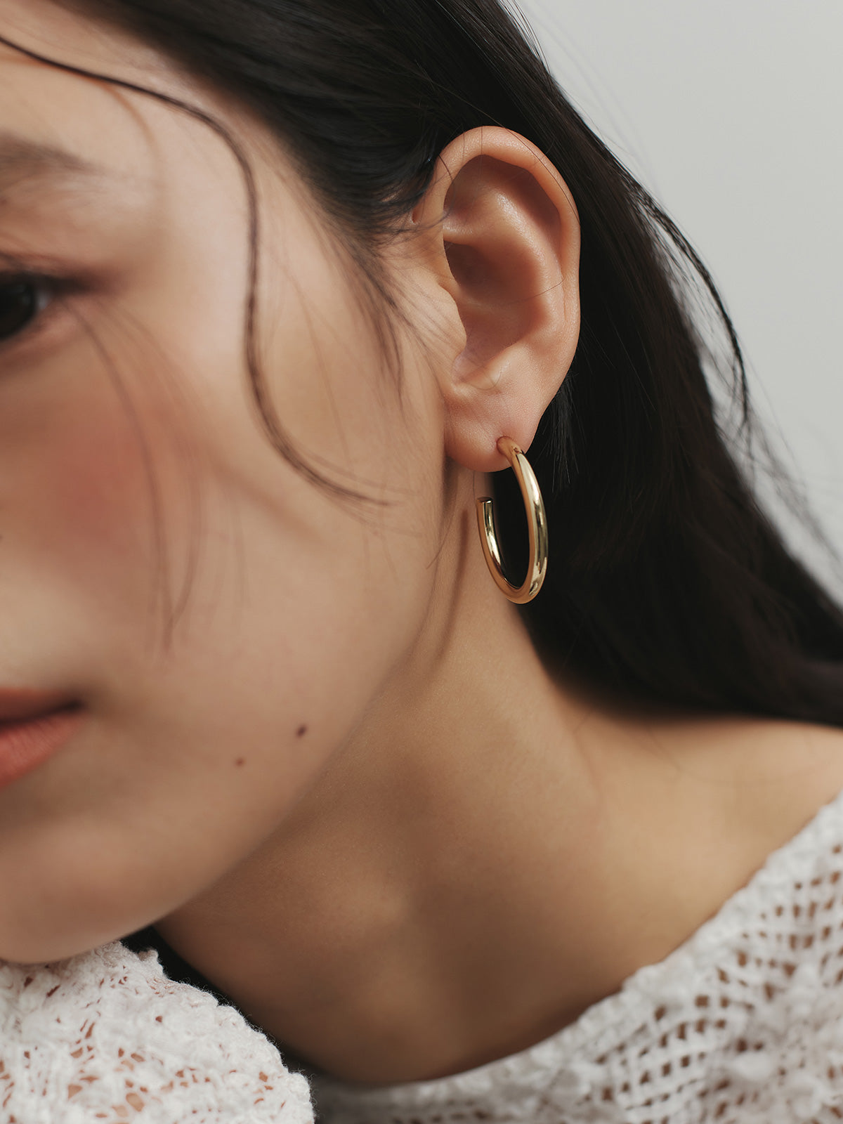 クラシックフープピアス medium