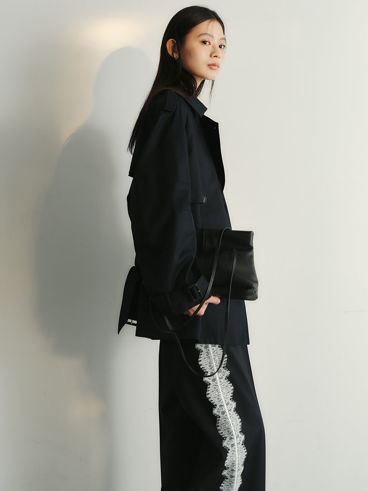 ハーフオーバートレンチコート