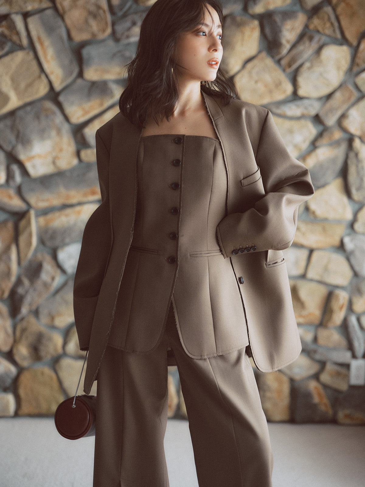 COLOR:KHAKI BROWN