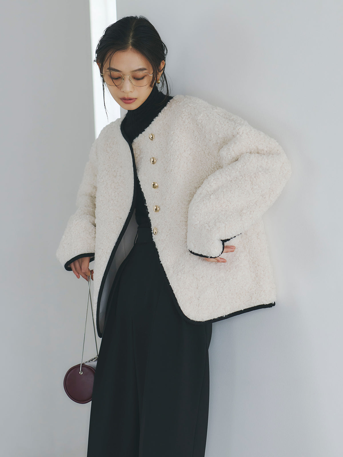 カシミヤ100シアータートルネックプルオーバー