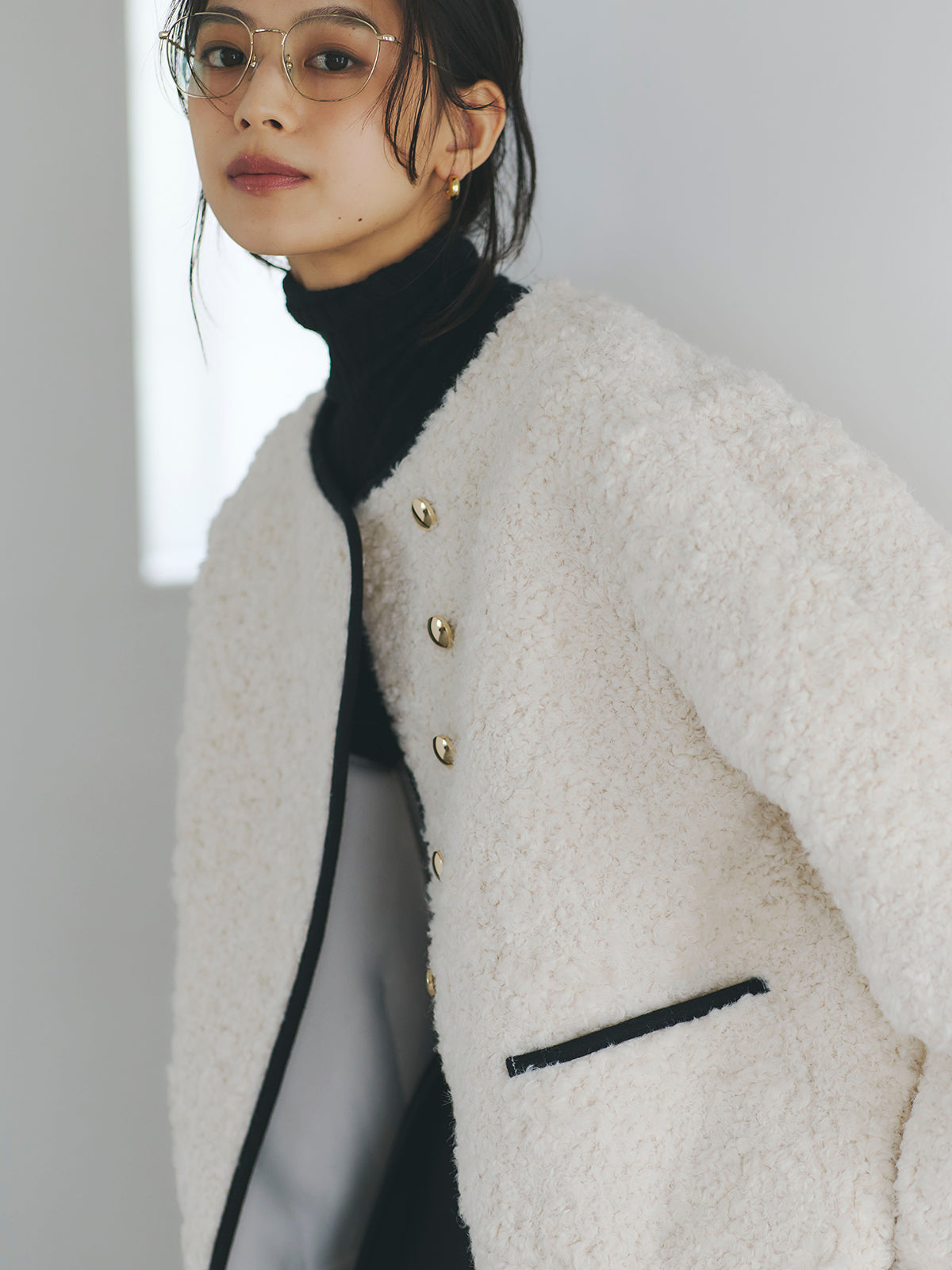 カシミヤ100シアータートルネックプルオーバー