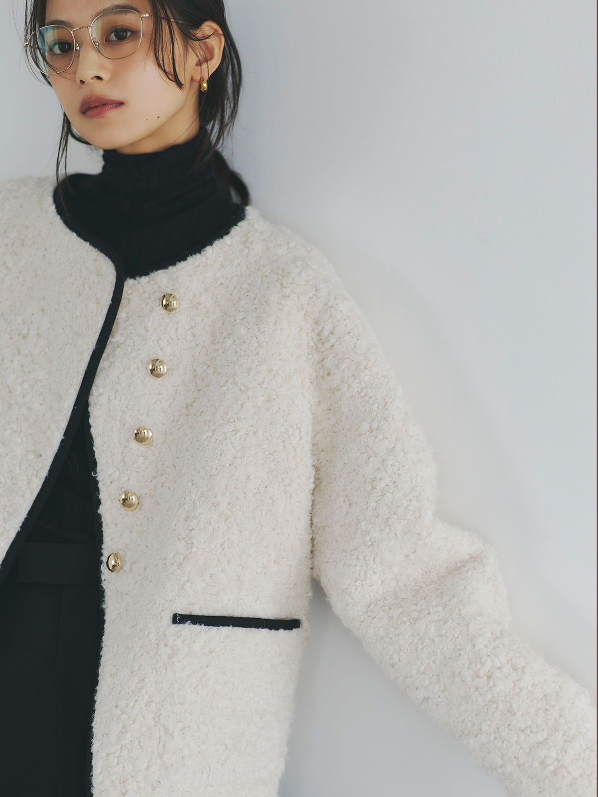 カシミヤ100シアータートルネックプルオーバー