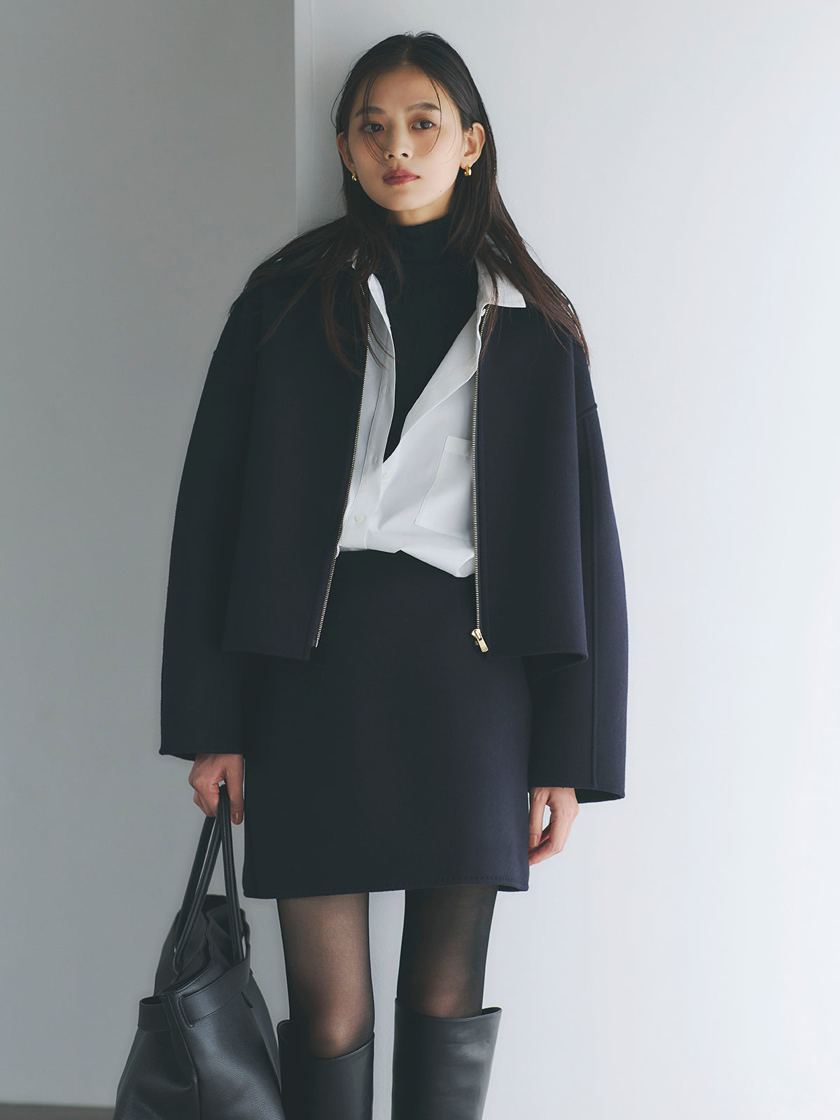 カシミヤ100シアータートルネックプルオーバー