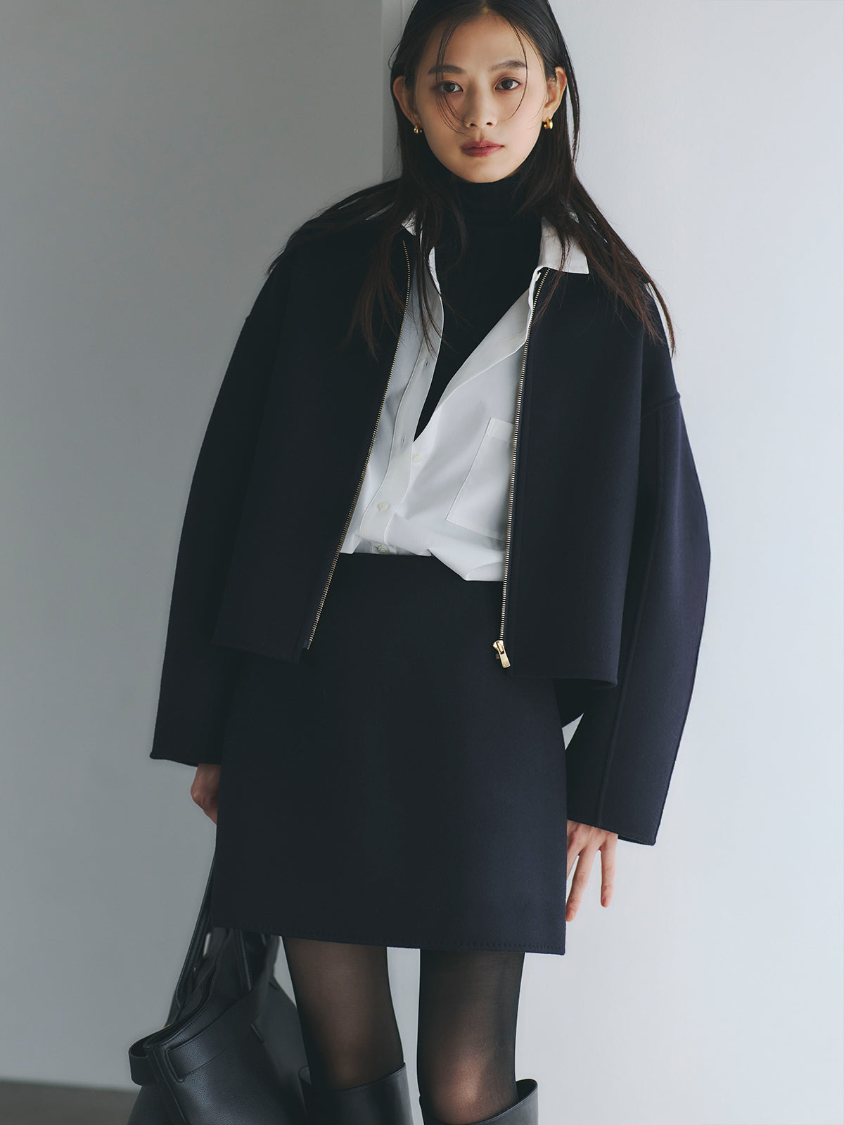 カシミヤ100シアータートルネックプルオーバー