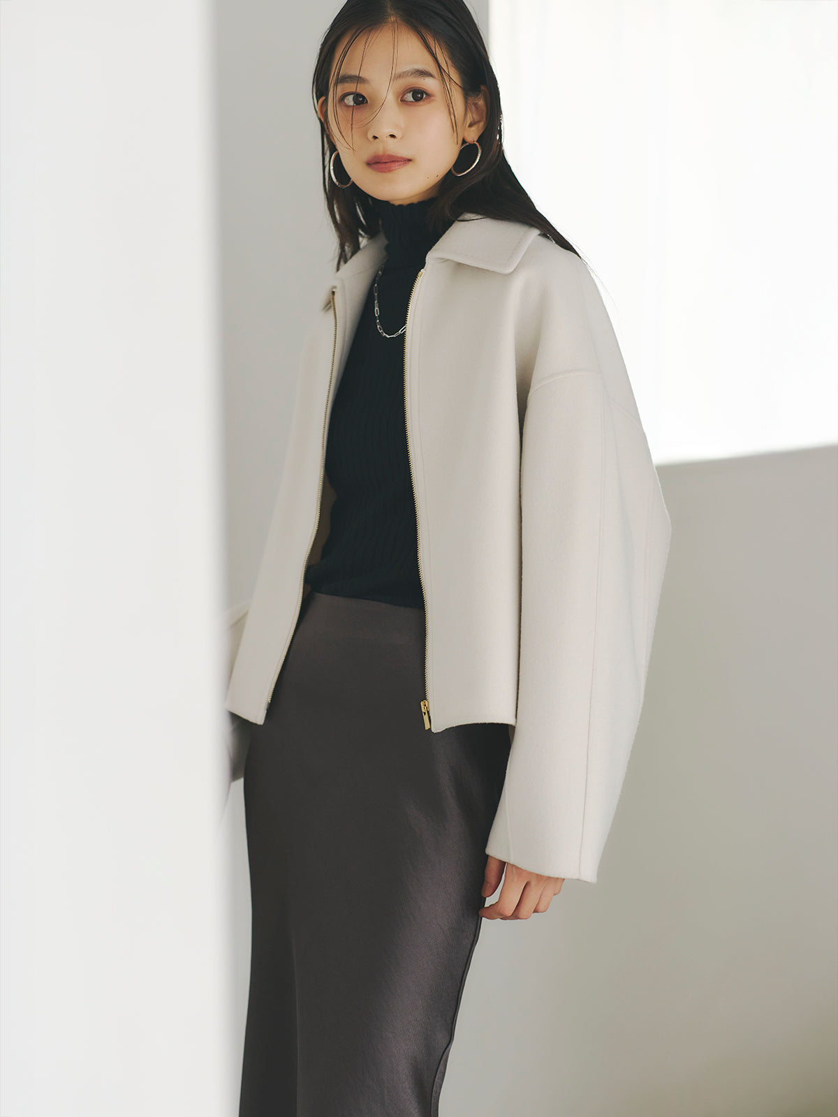 カシミヤ100シアータートルネックプルオーバー