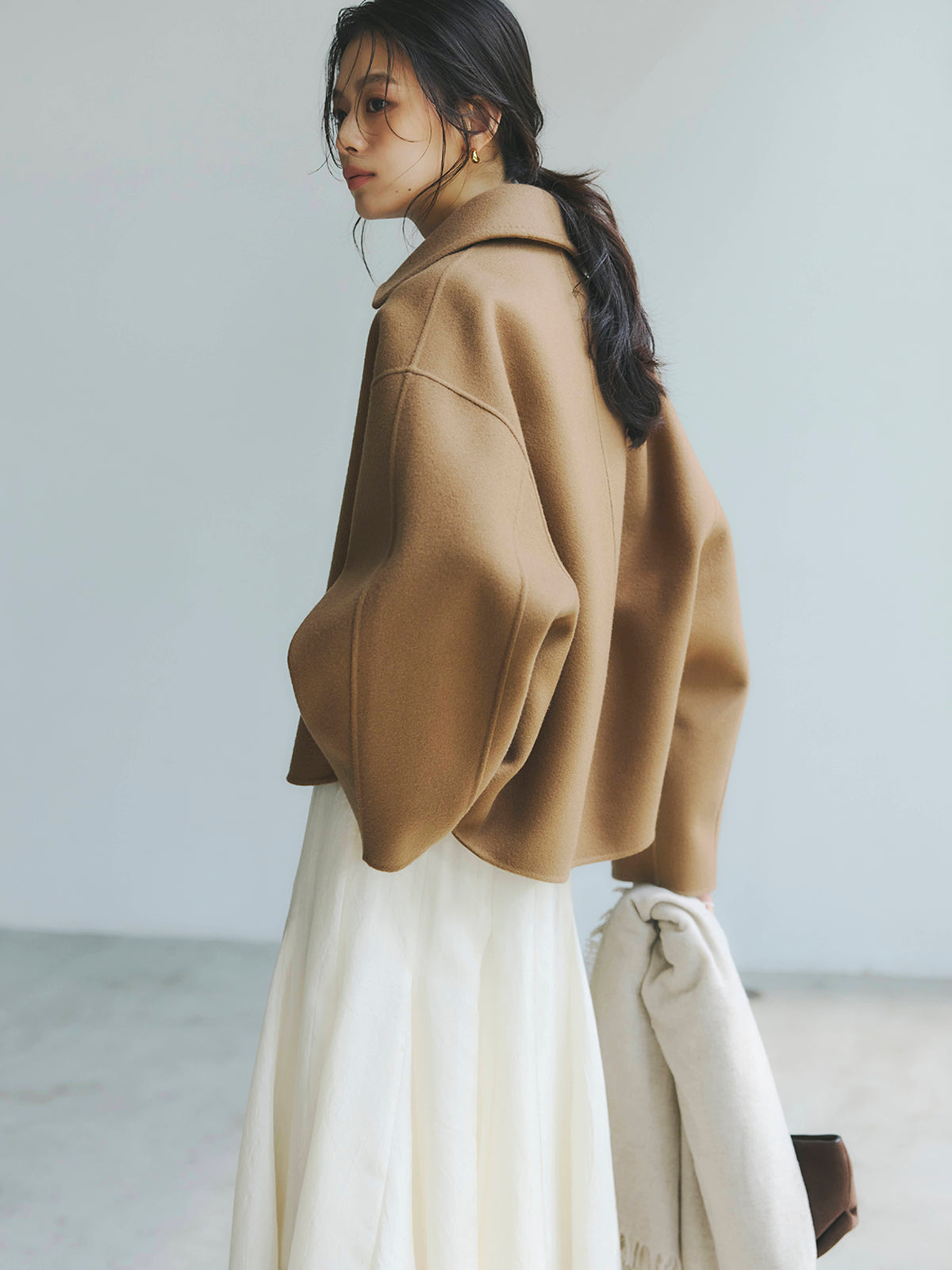 リバーウールショートコート