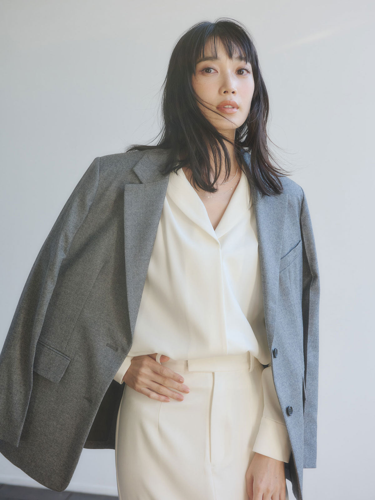 ダブルサテンナロースカート