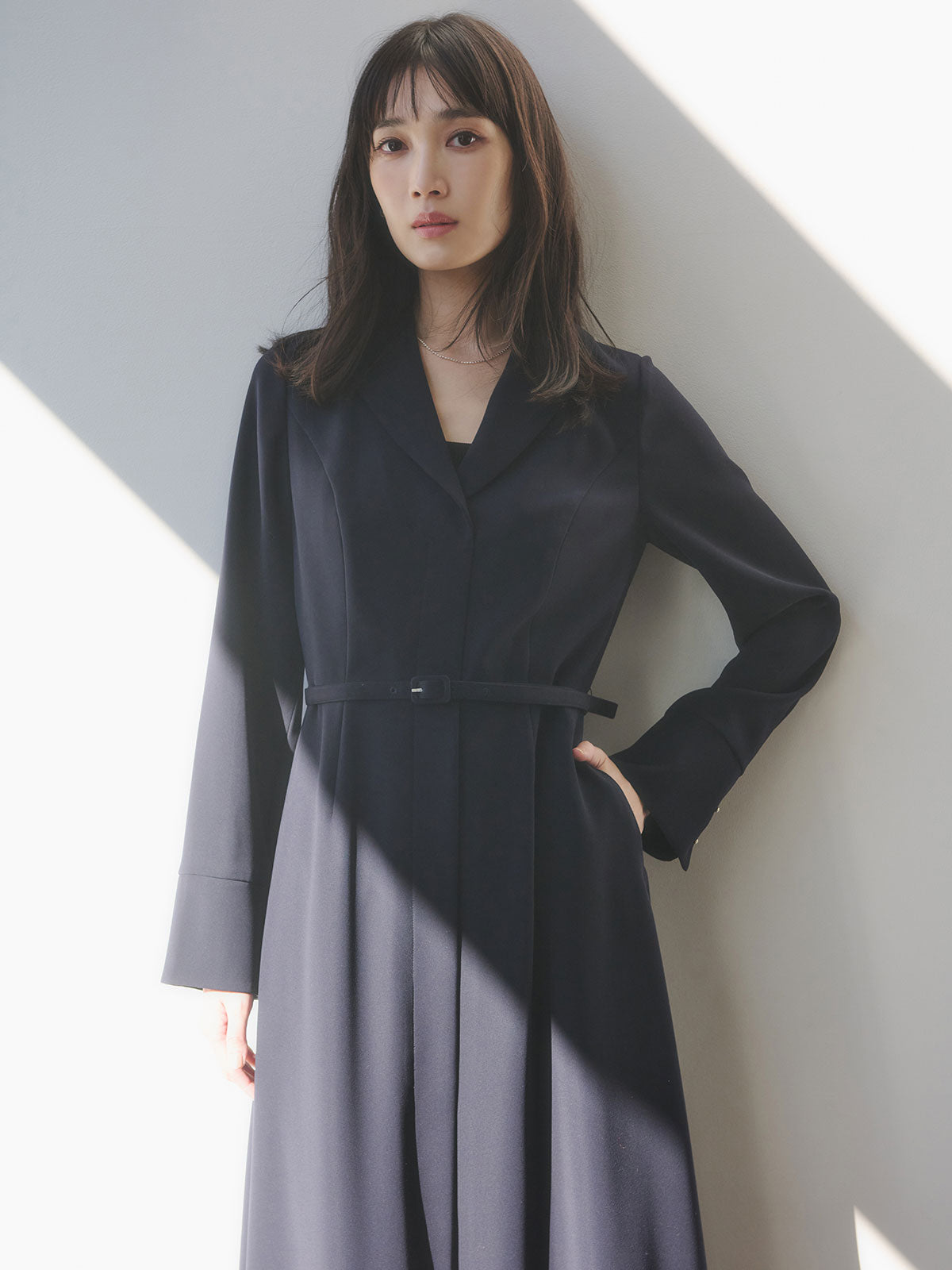 ダブルサテングレースワンピース