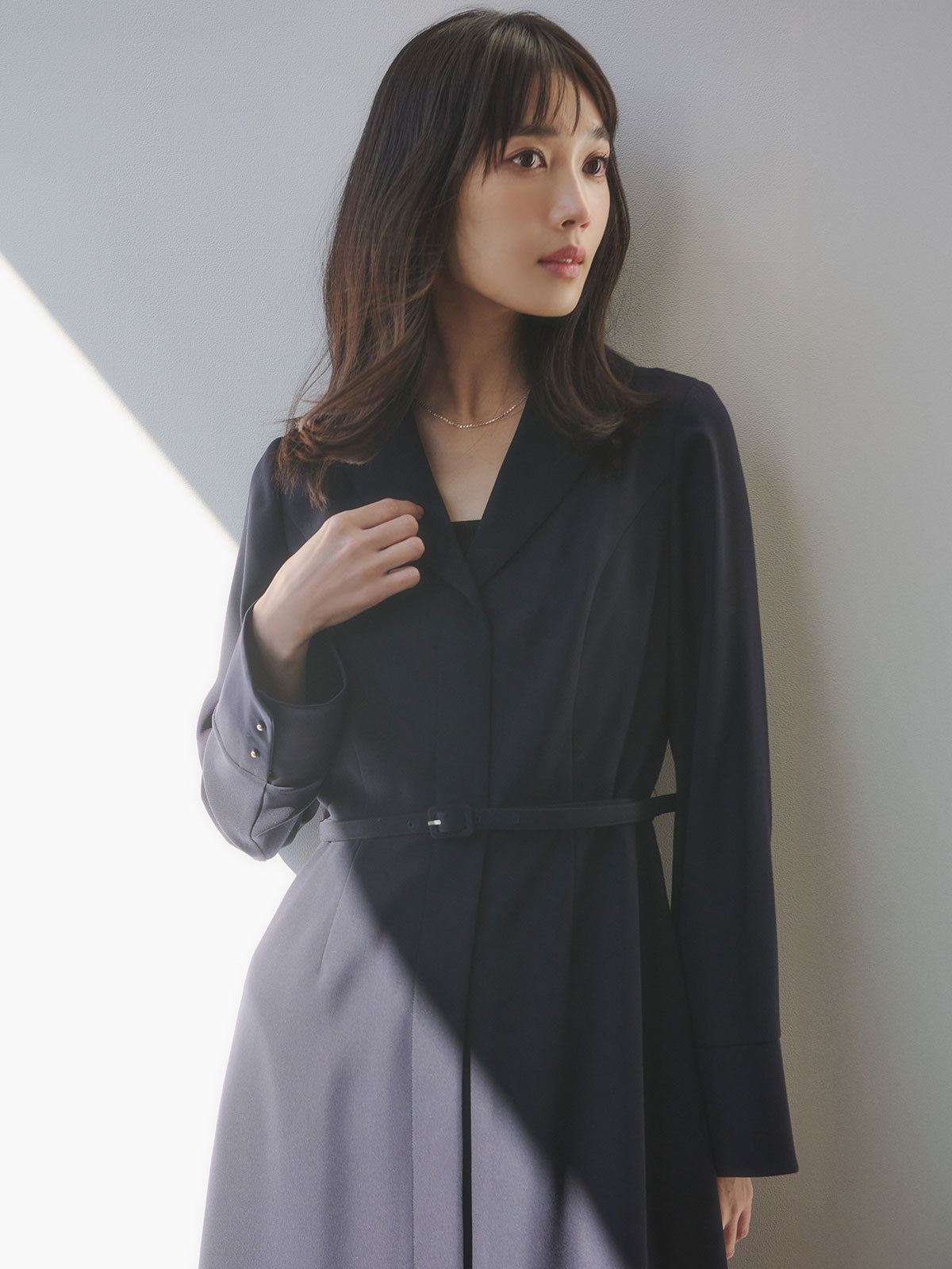 ダブルサテングレースワンピース