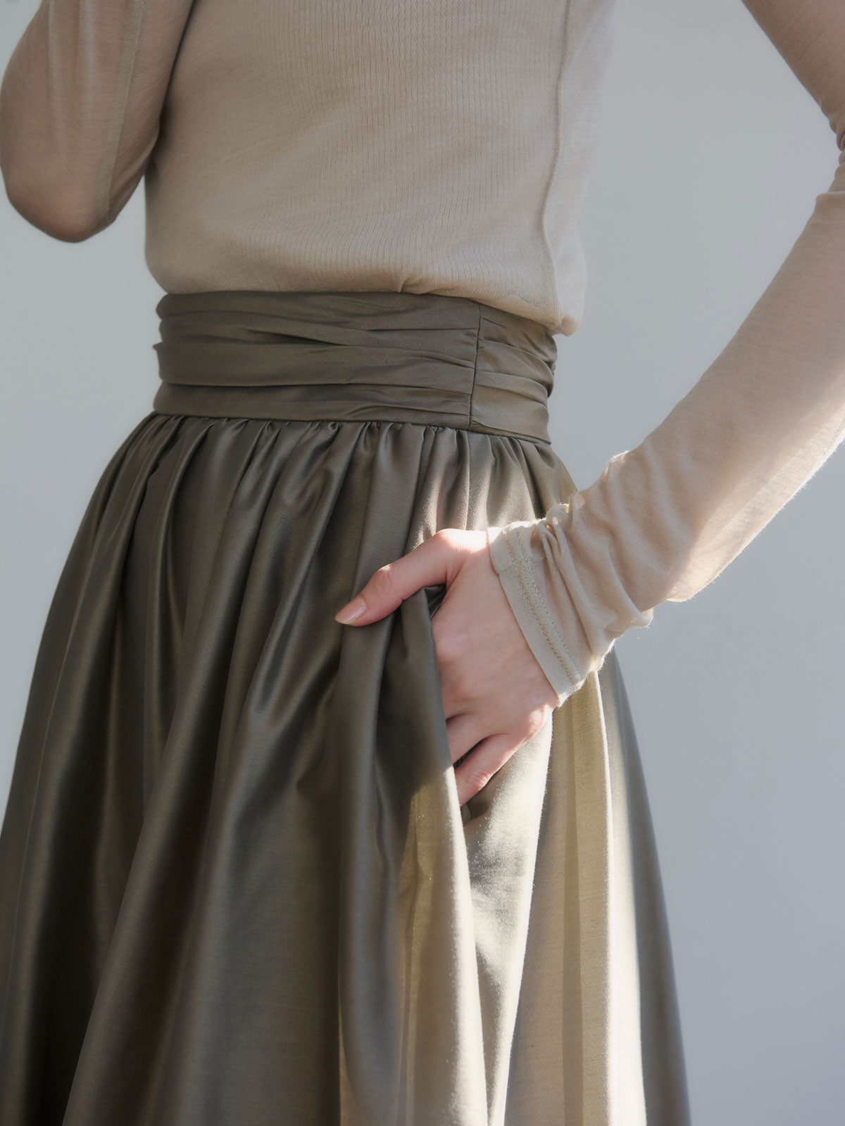 シアーコンパクトロングTシャツ