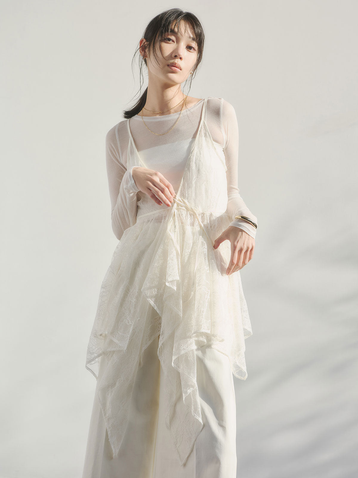 シアーコンパクトロングTシャツ