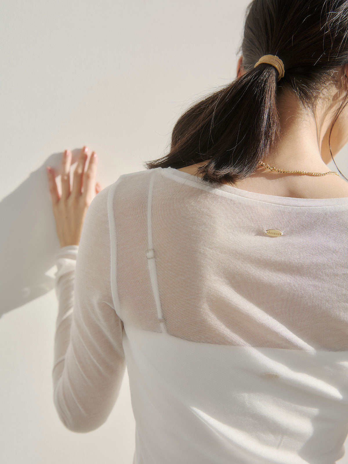 シアーコンパクトロングTシャツ