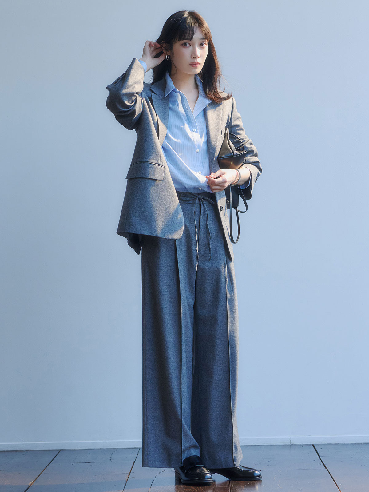 ウールシングルオーバージャケット