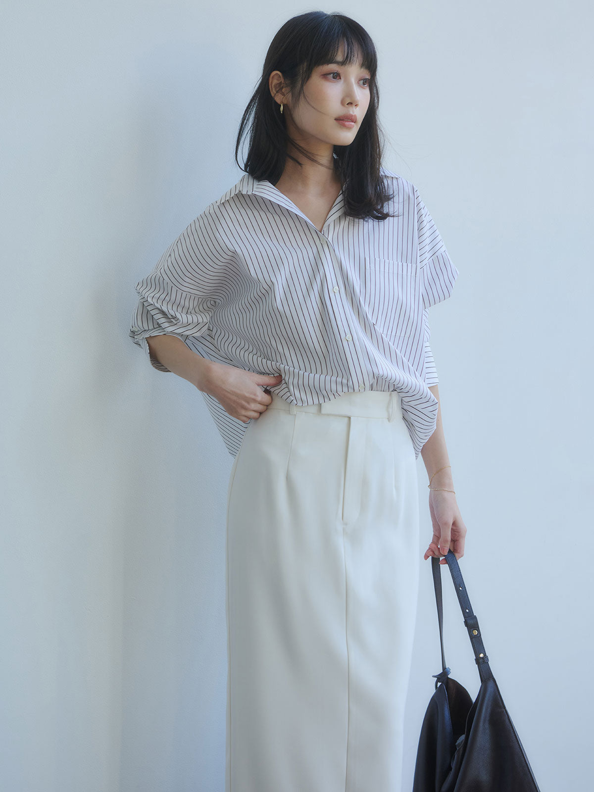 ダブルサテンナロースカート