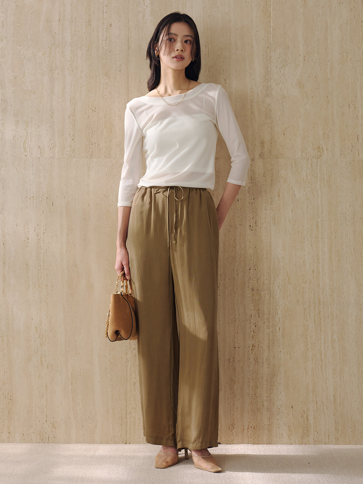 キュプラリラクシーパンツ