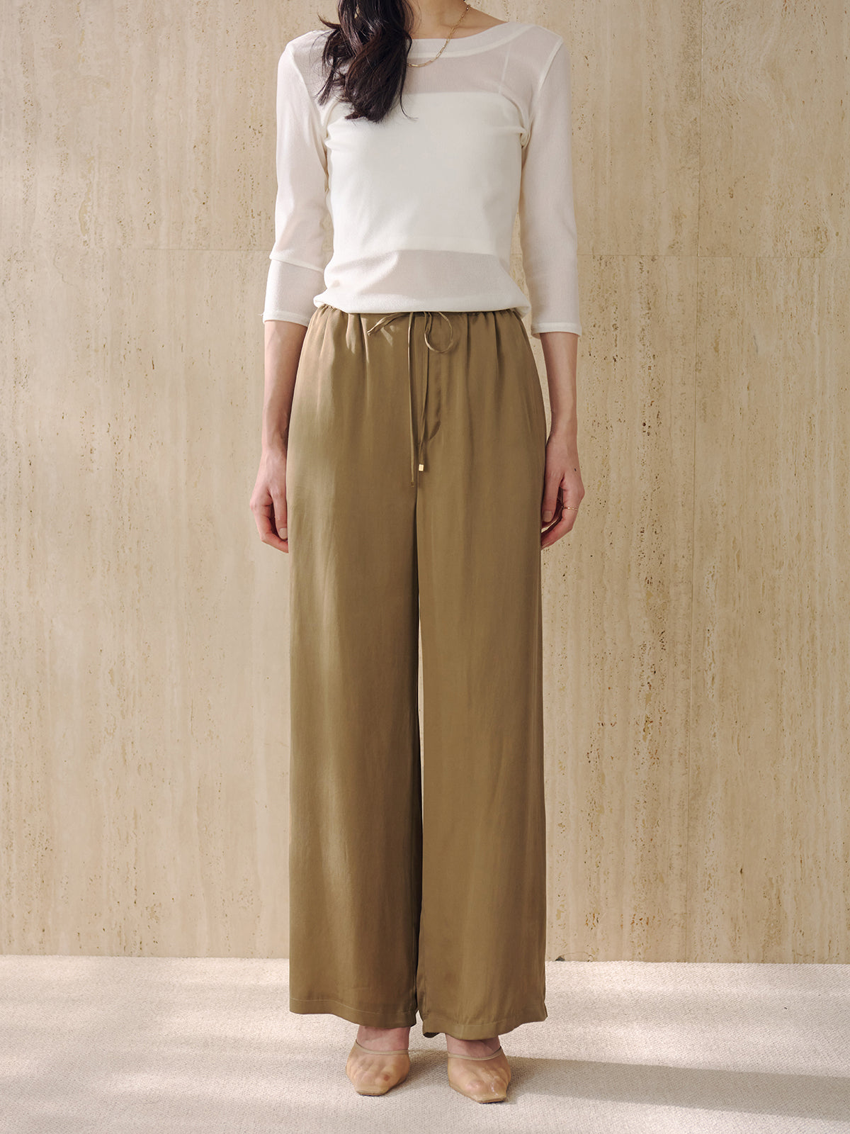 キュプラリラクシーパンツ