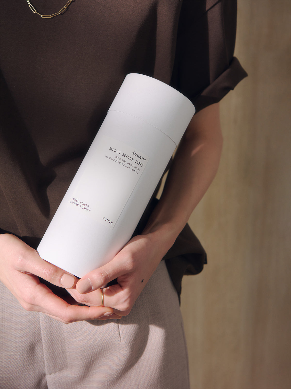 Unisex Ribbed Cotton T-shirt