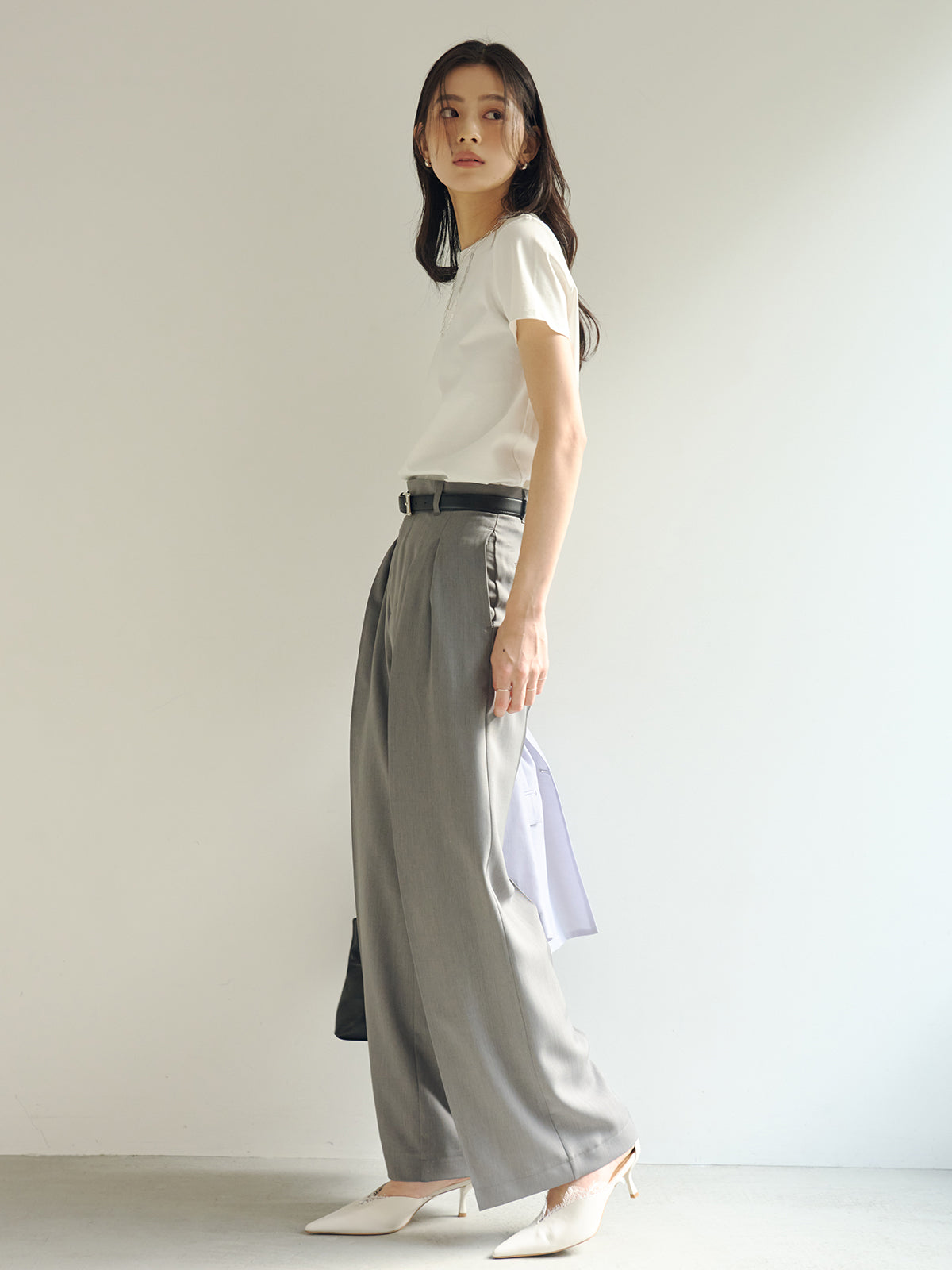 絲滑觸感棉質修身T恤