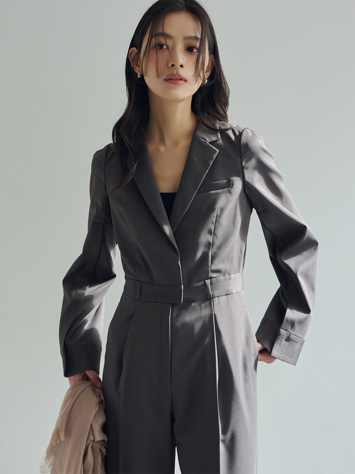 ミニマルテーラードオールインワン