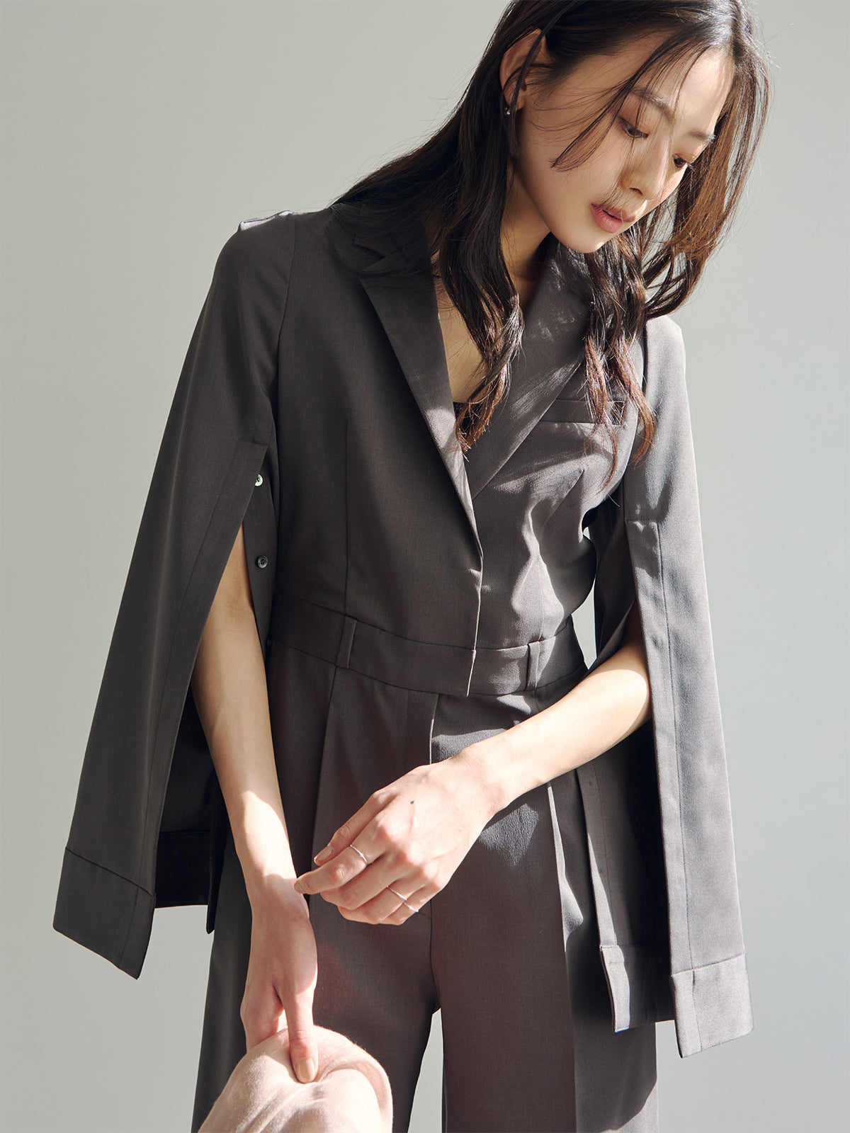 ミニマルテーラードオールインワン