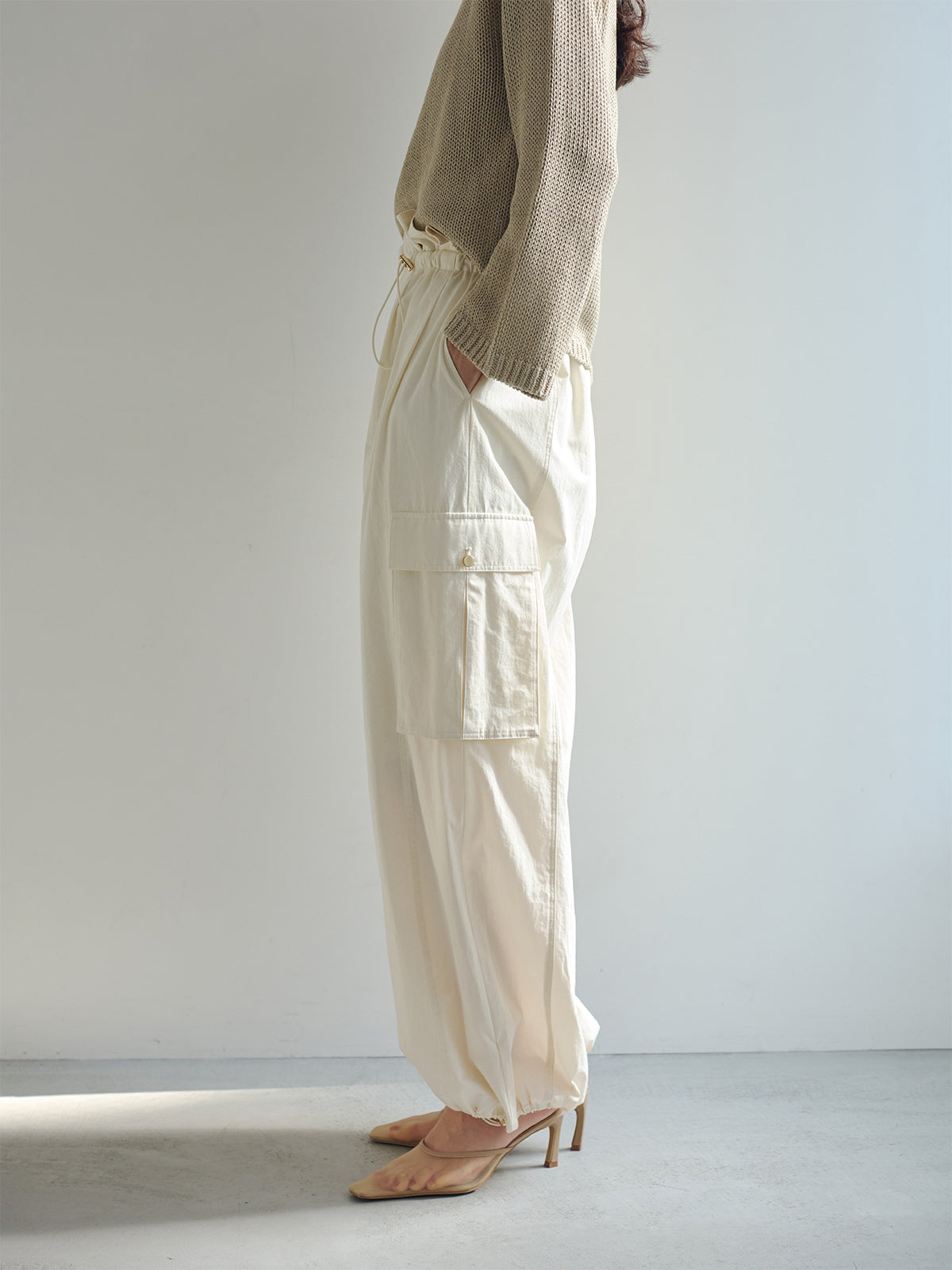 テクスチャードロストカーゴパンツ