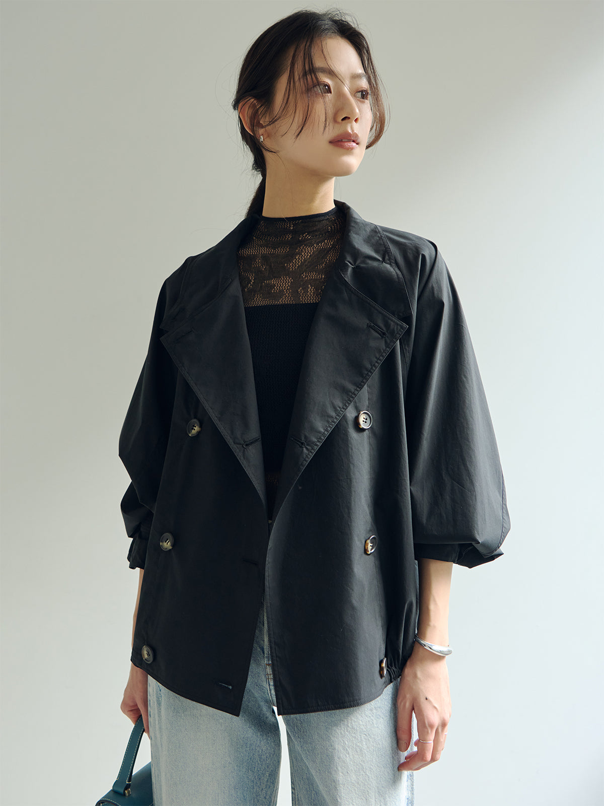 ニットレースボディスーツ