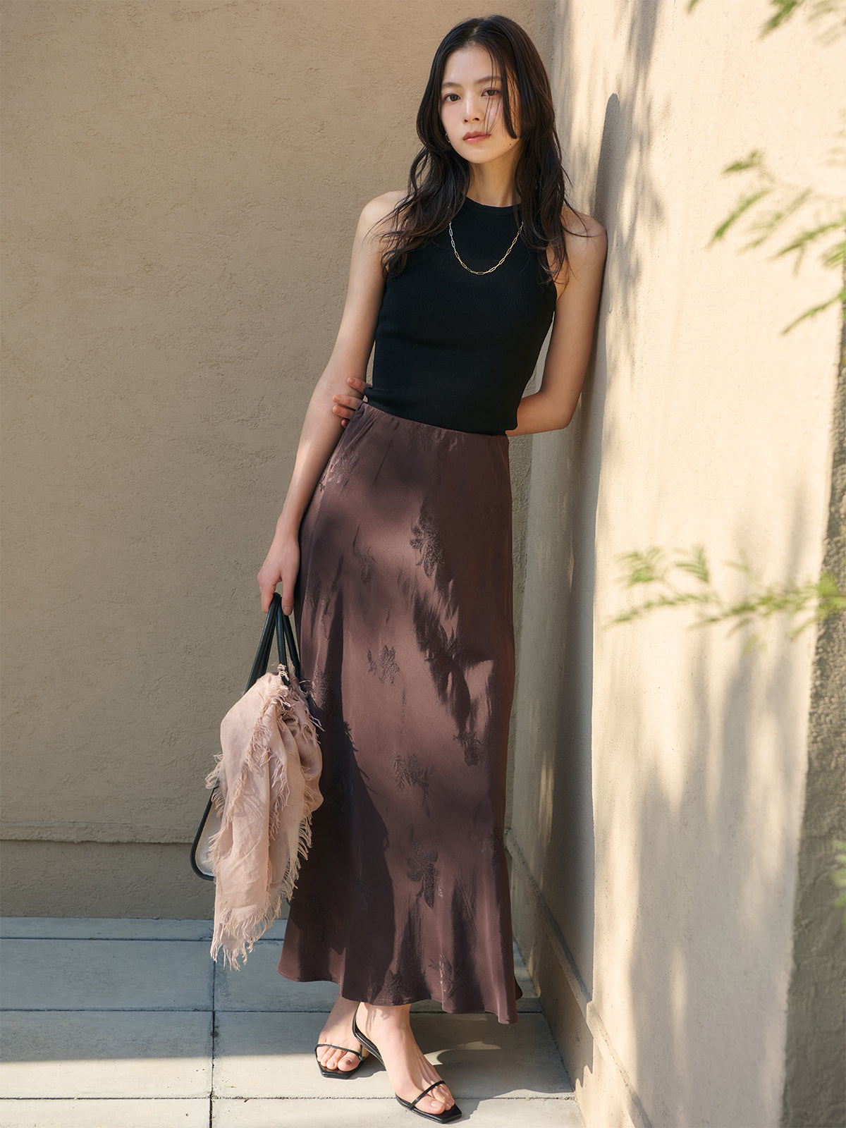 ブライトニットカップインタンクトップ