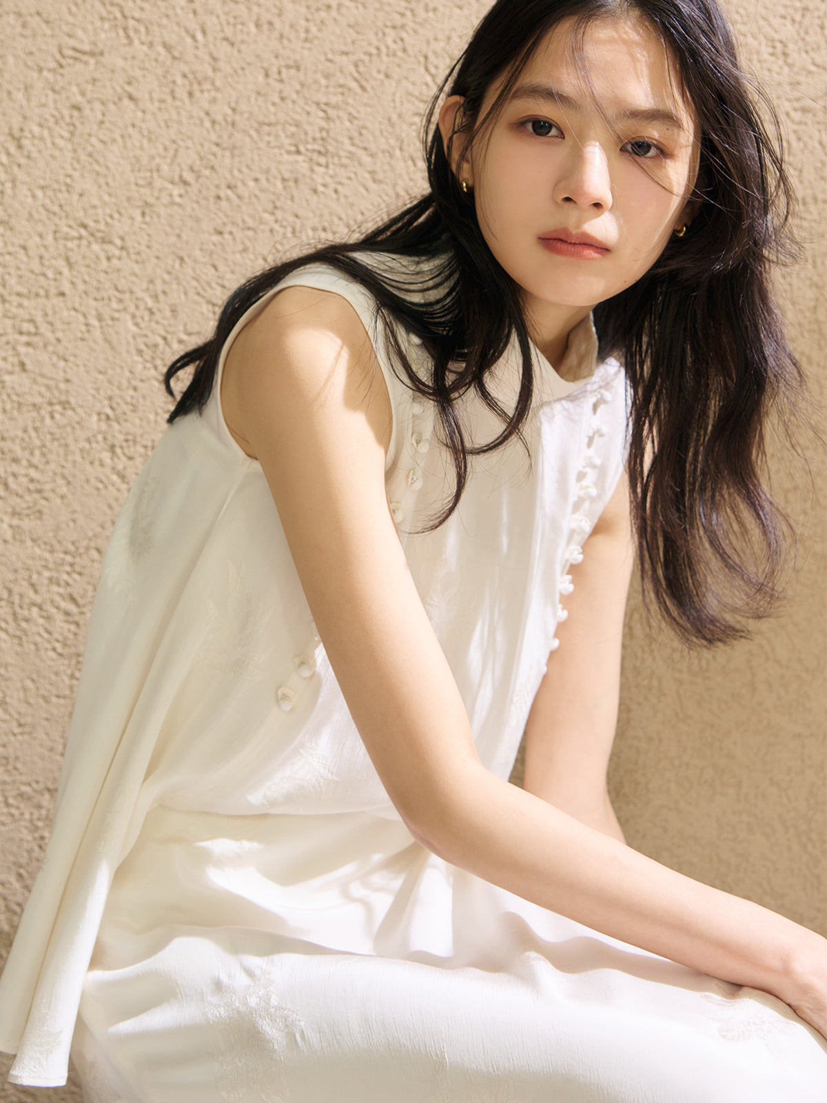 ブーケジャカードブラウス