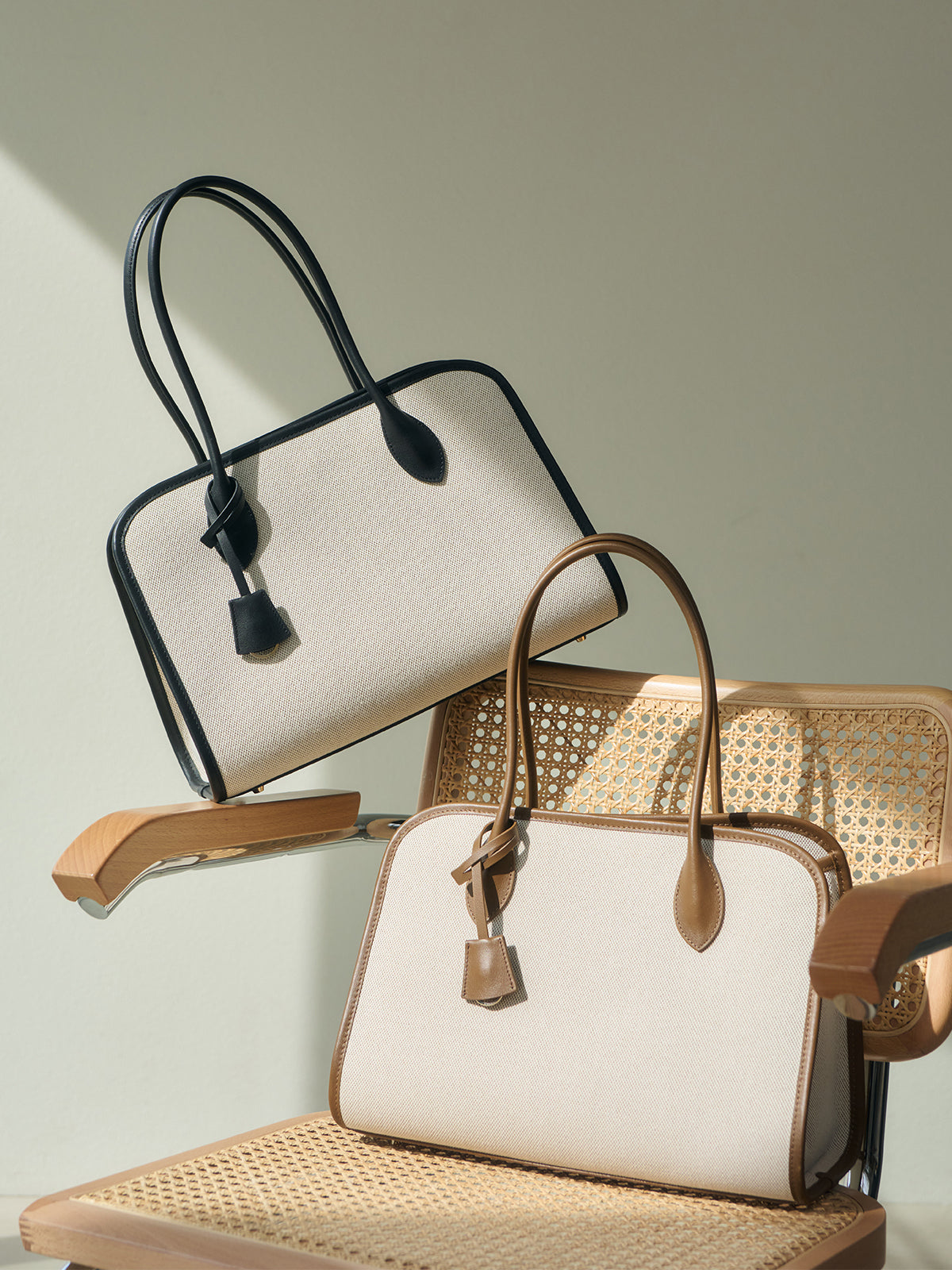 パイピングキャンバストート