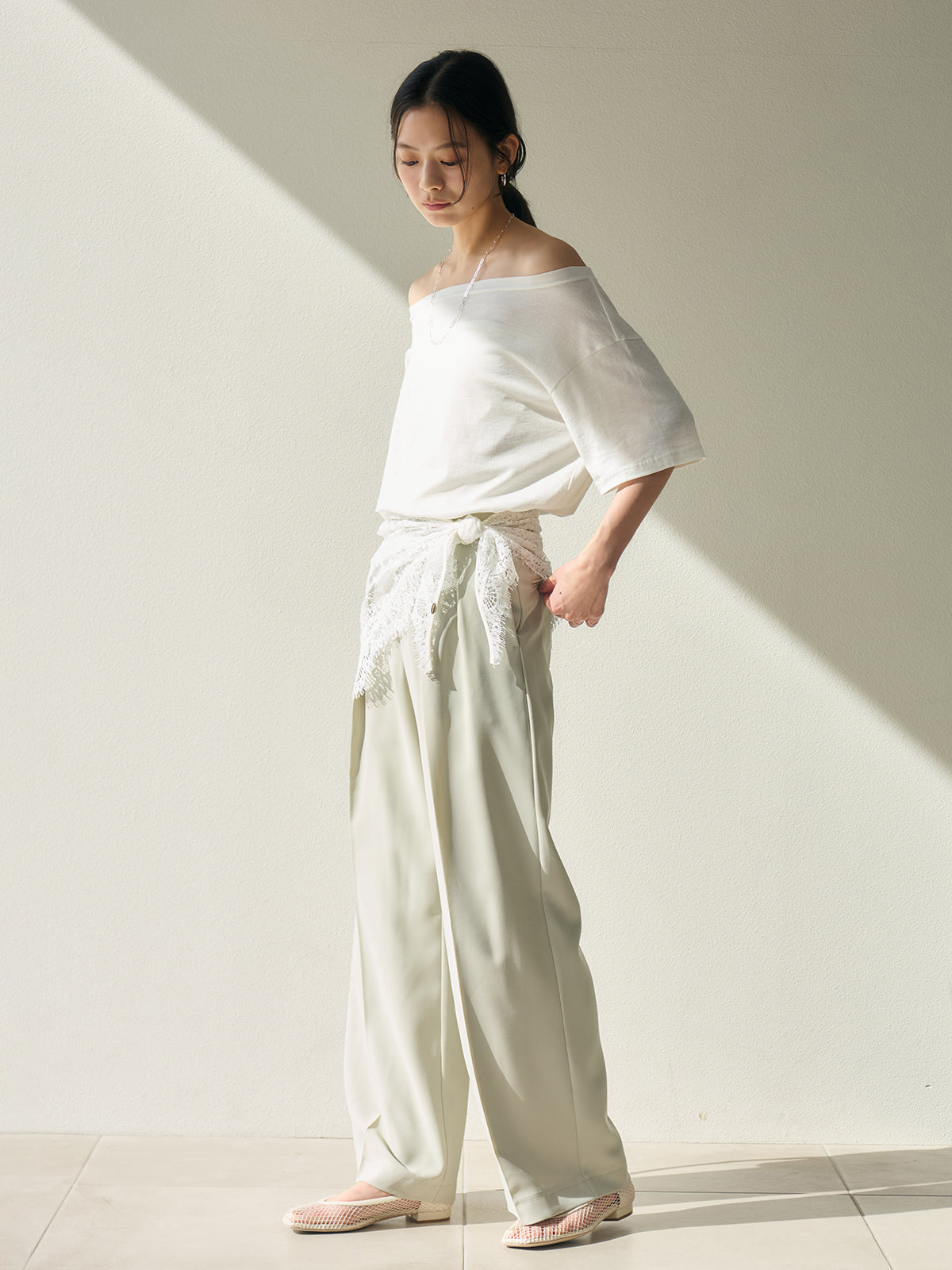 Off-Shoulder T-Shirt