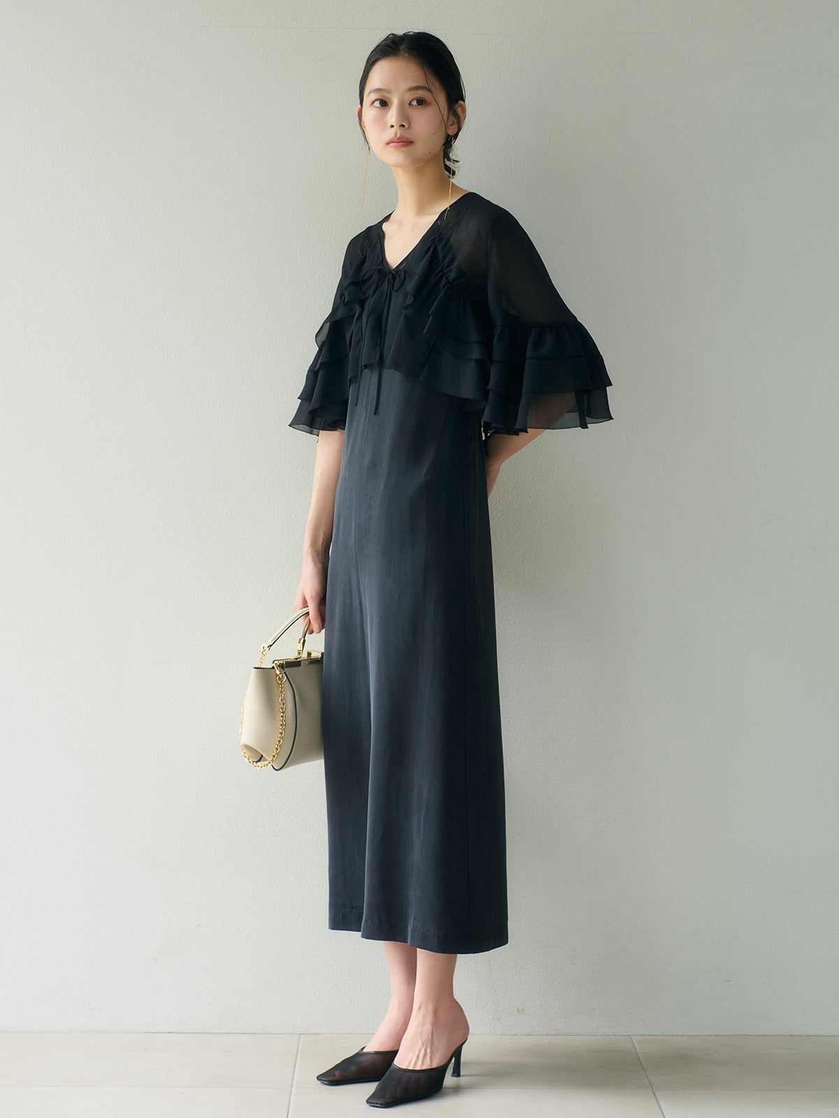 ボレロキャミワンピース