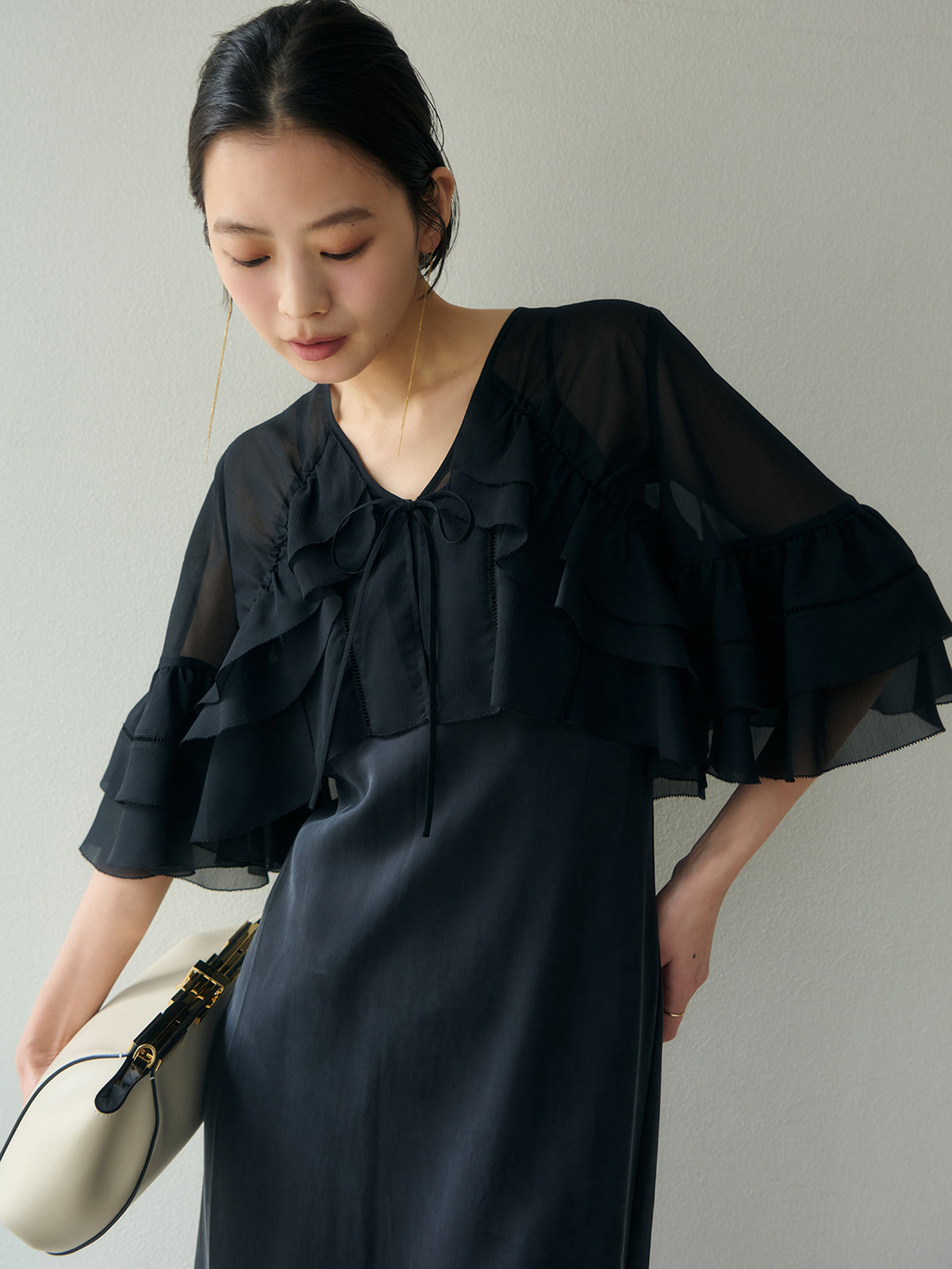 ボレロキャミワンピース