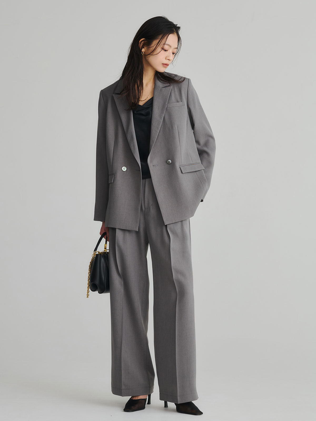 Fibril Satin Drape Camisole