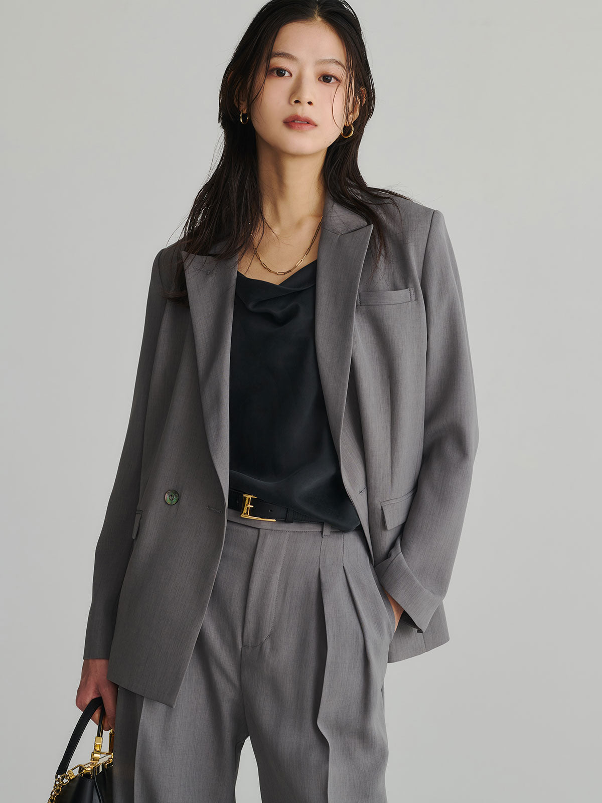 Fibril Satin Drape Camisole