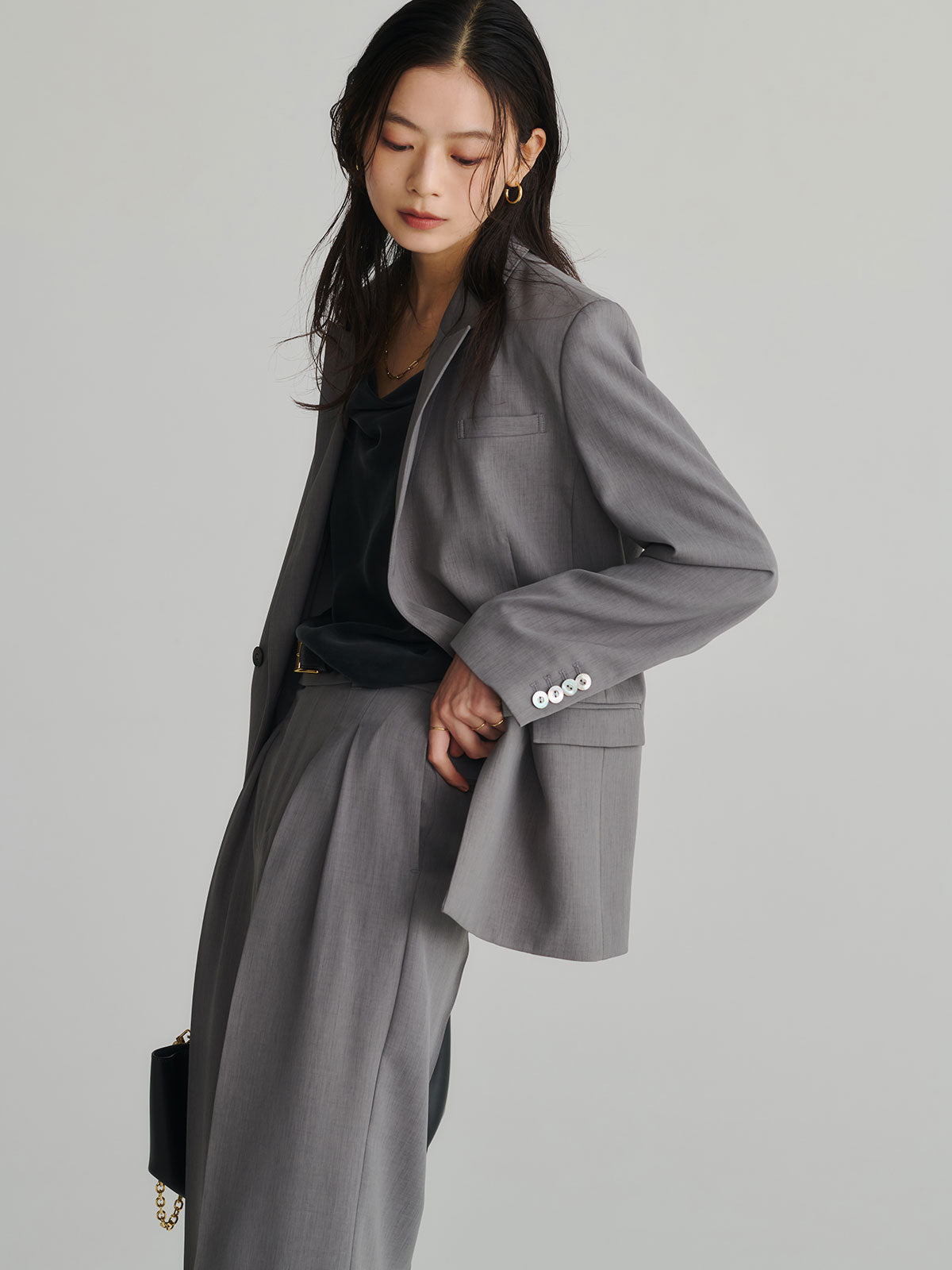 Fibril Satin Drape Camisole