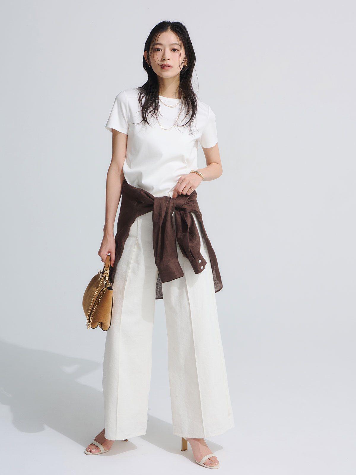 絲滑觸感棉質修身T恤