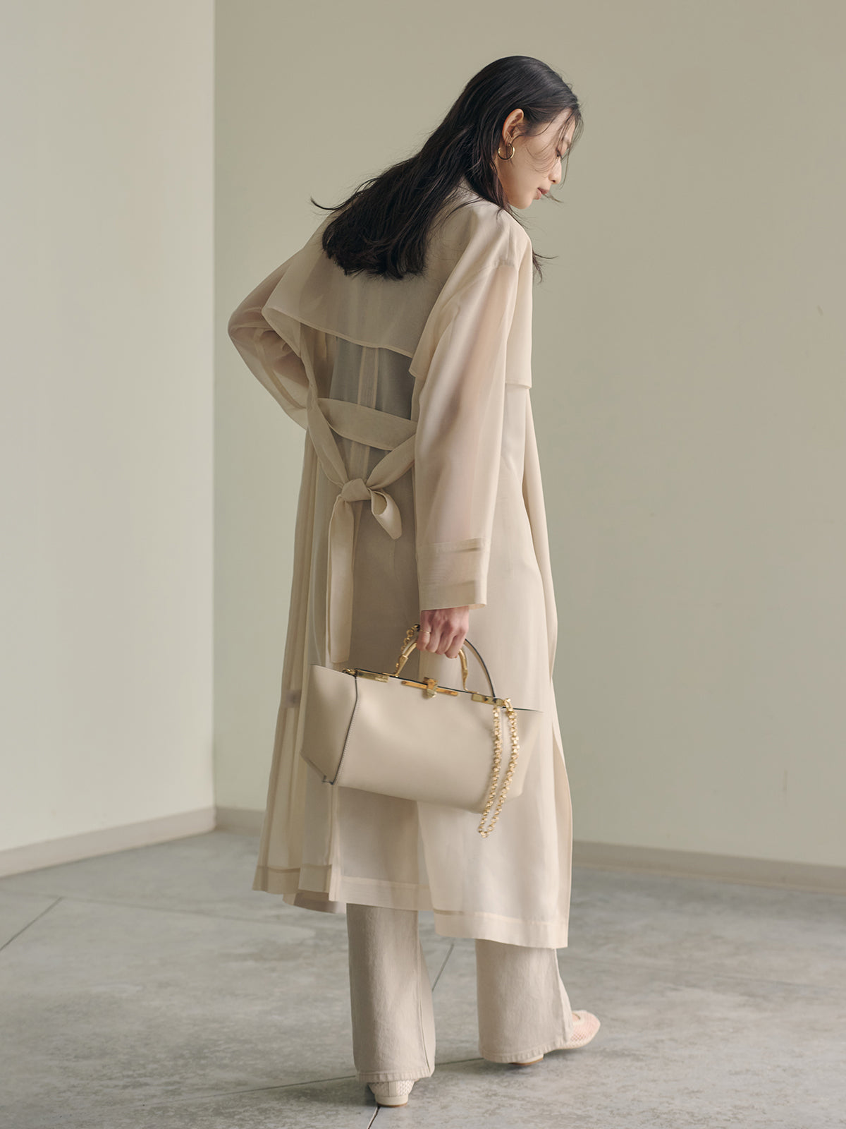 シアーロングコート