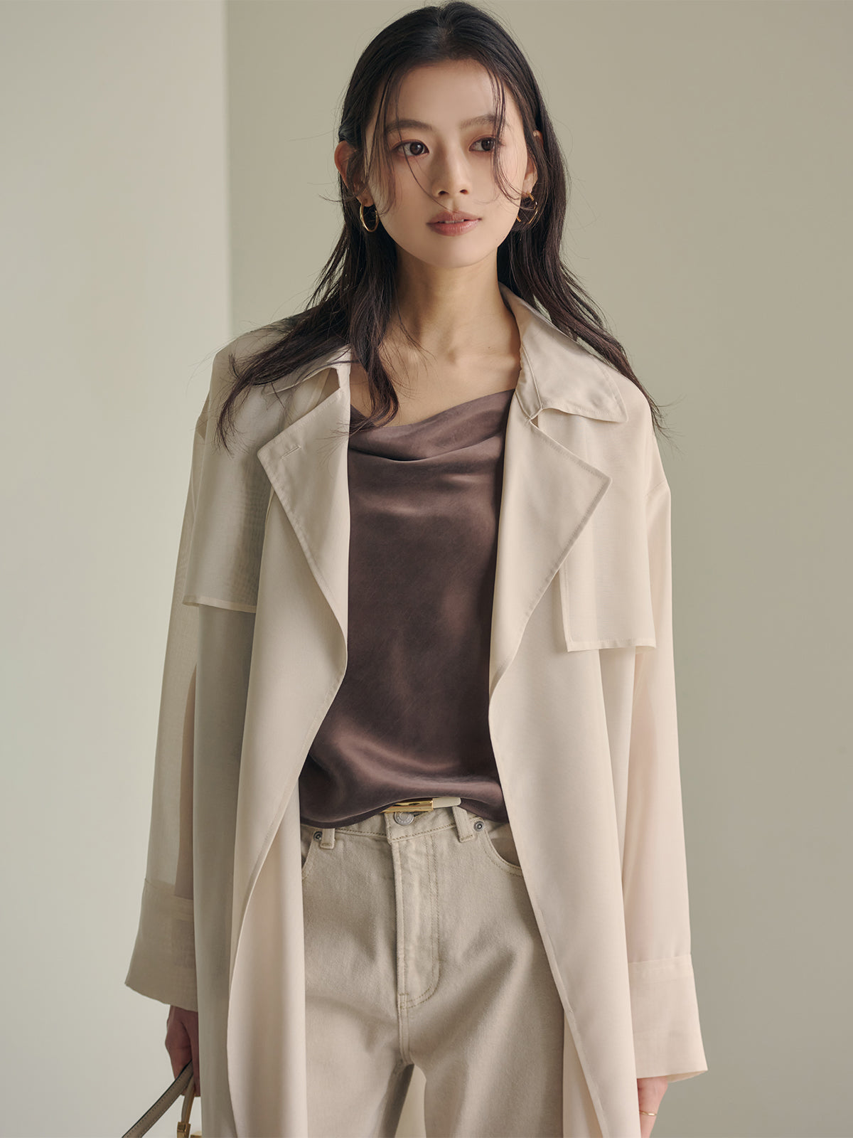 シアーロングコート