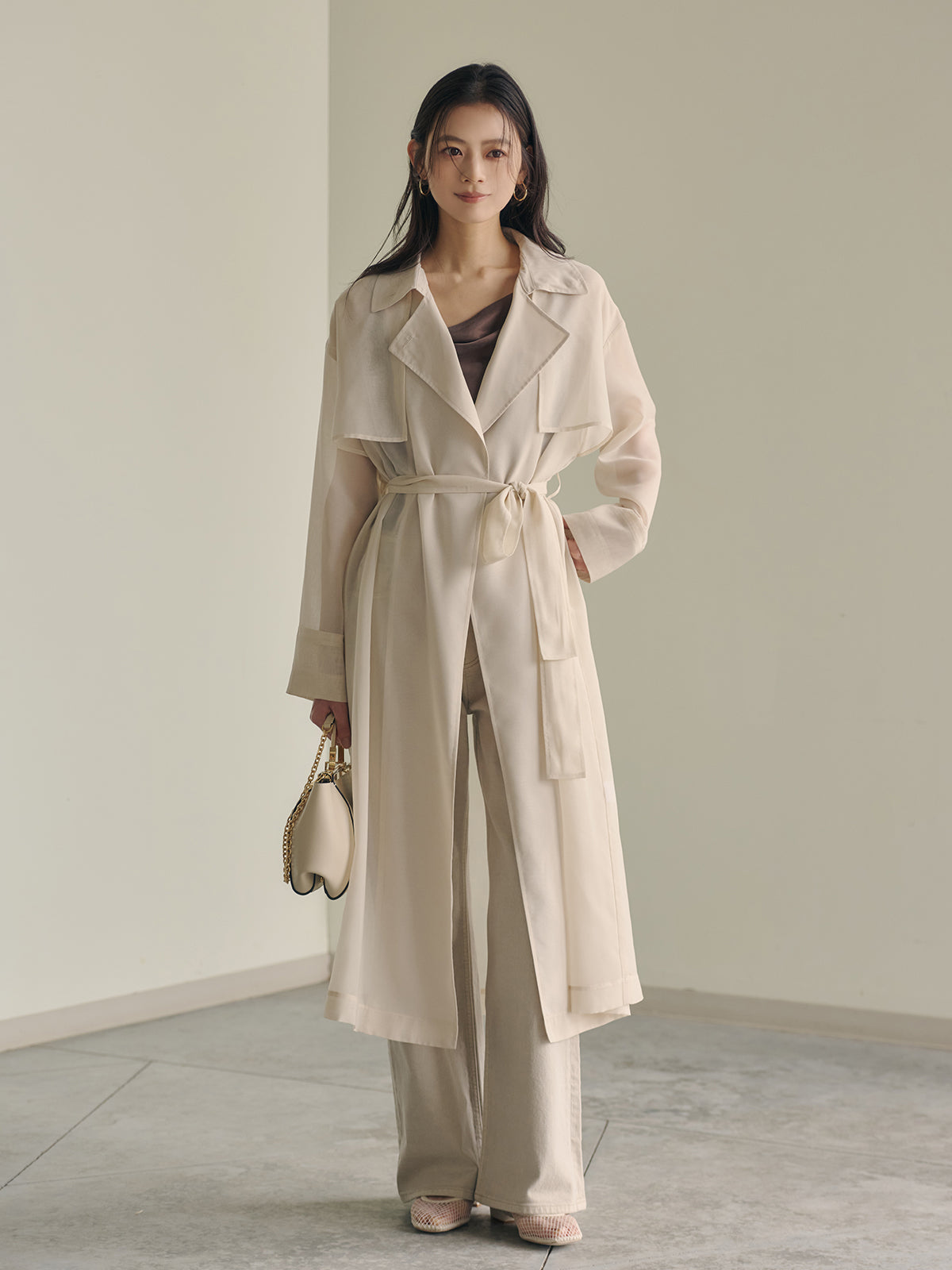 シアーロングコート