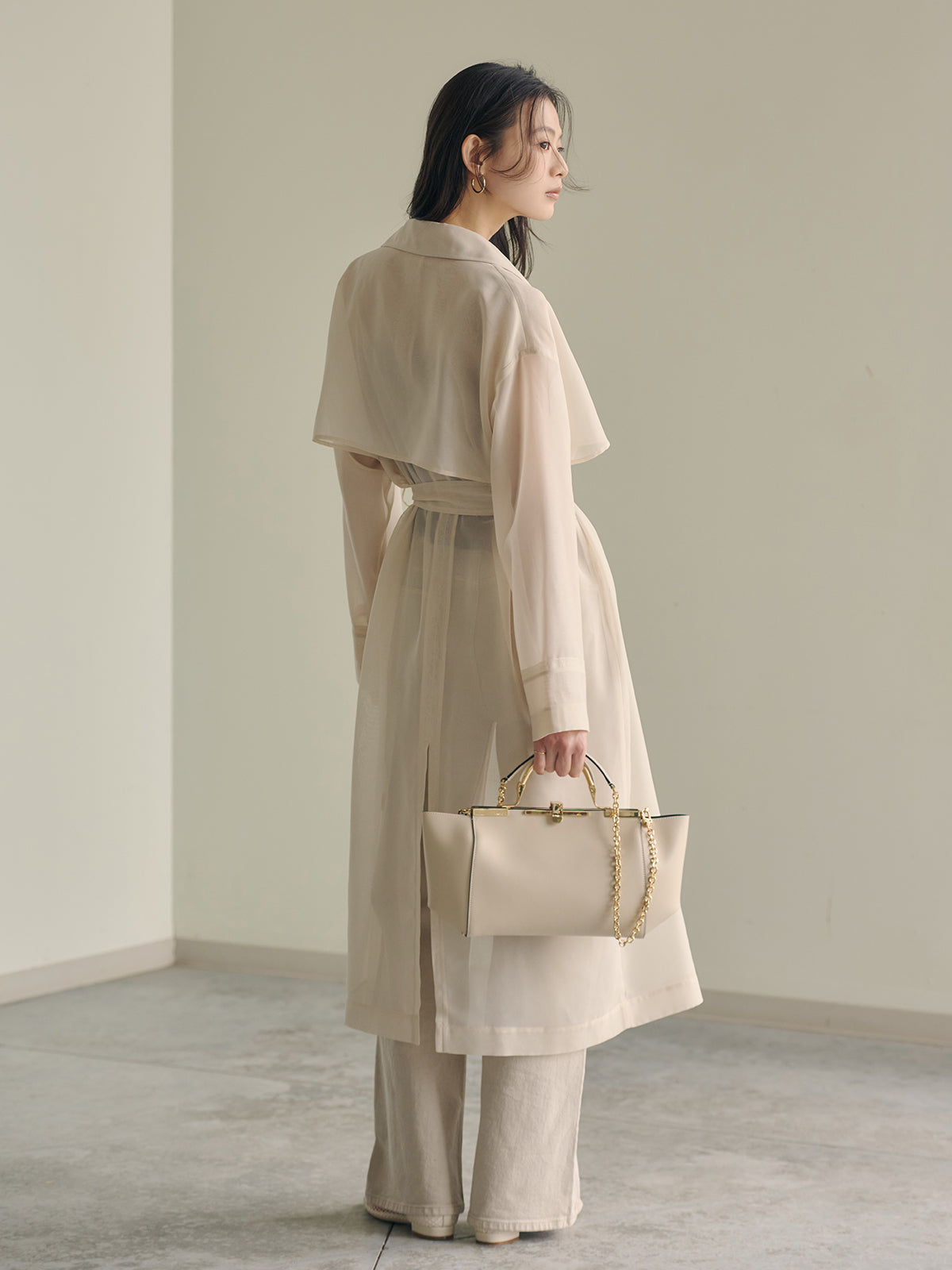 シアーロングコート