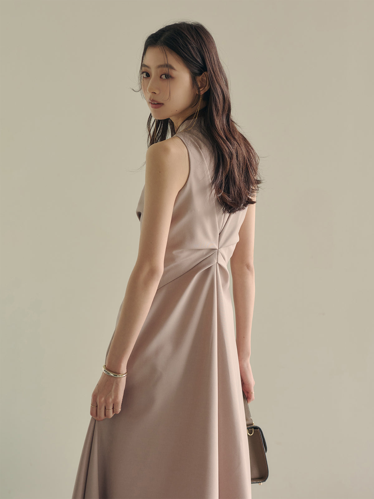 ツイストギャザーワンピース