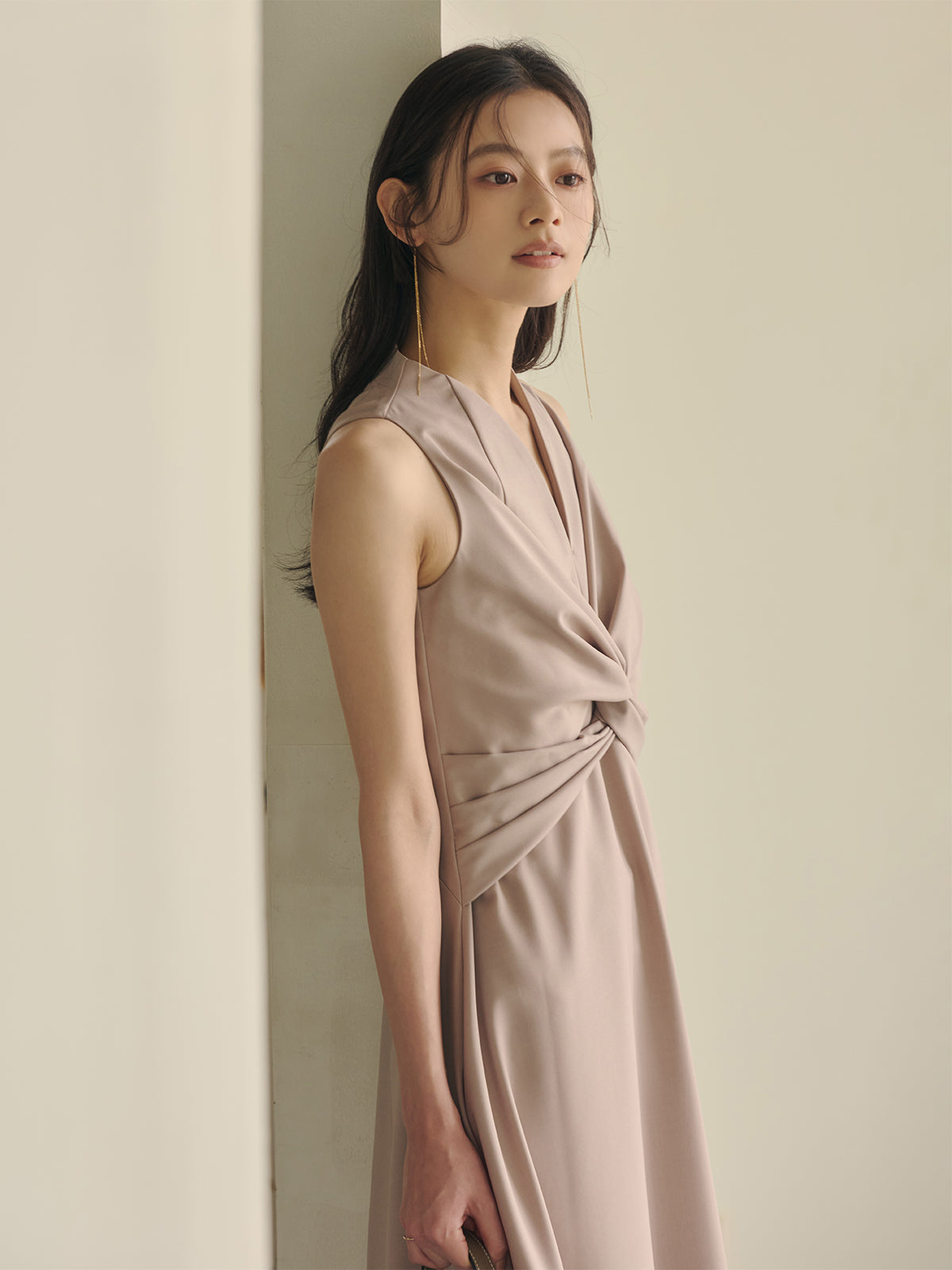 ツイストギャザーワンピース