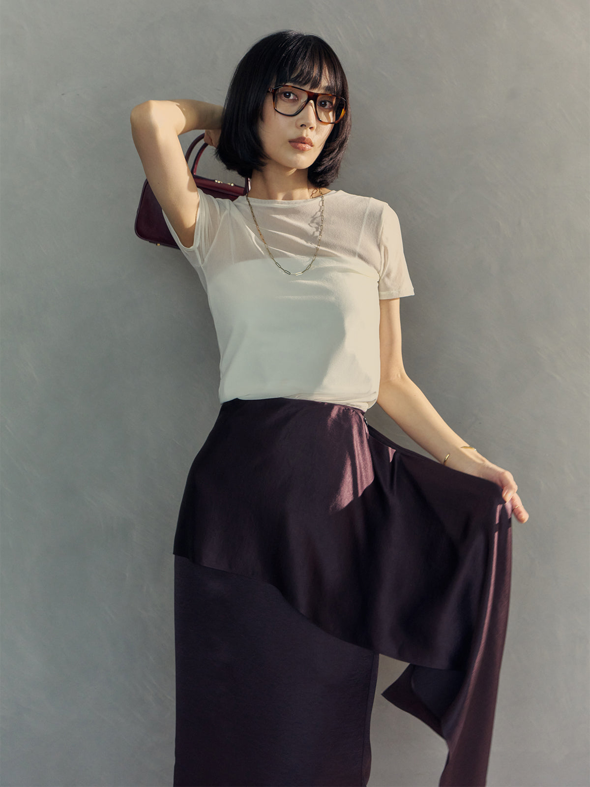 2wayラップストレートスカート